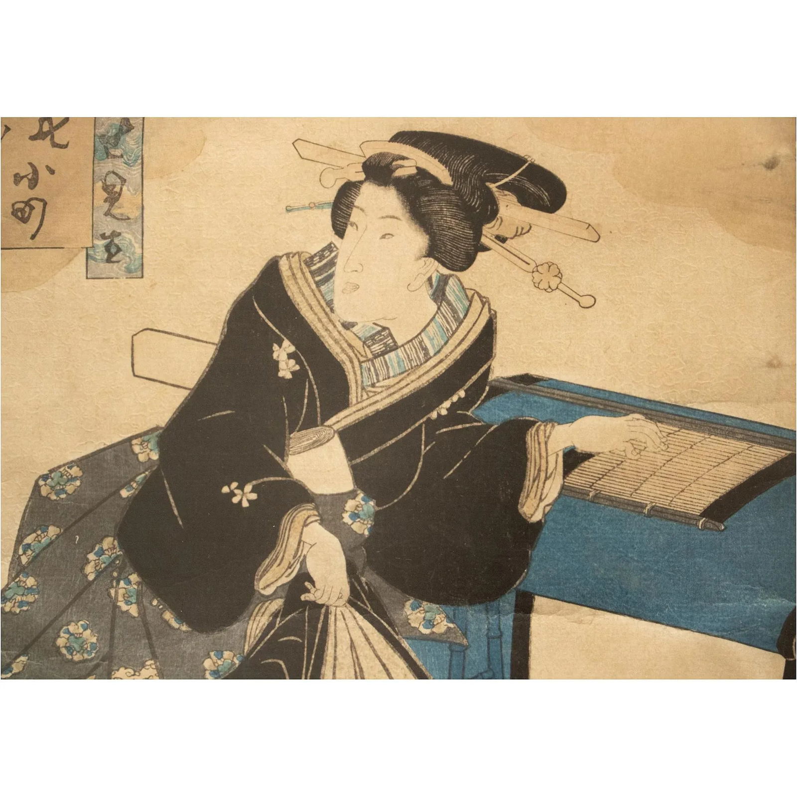 Edo Era Utagawa Kunisada Woodblock Print, C. 1850s - 7