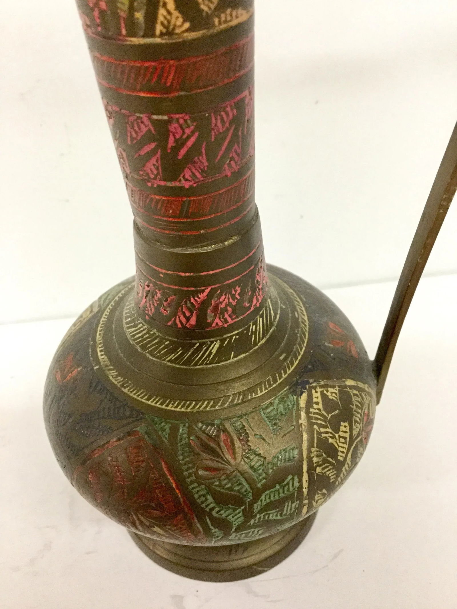 India Artisan Made Brass Oil Holder - 3