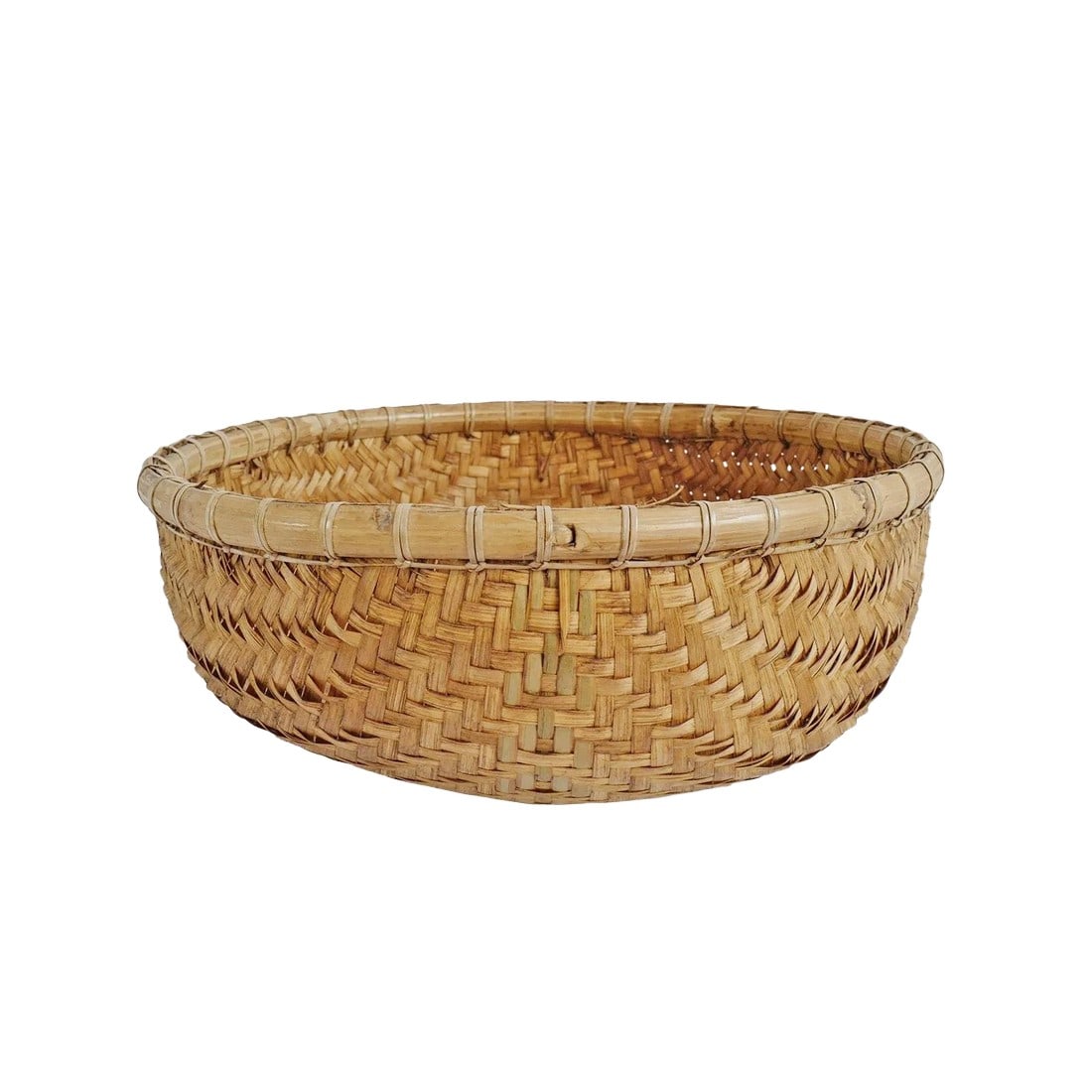 Java Bamboo Round Basket (1 of 8)