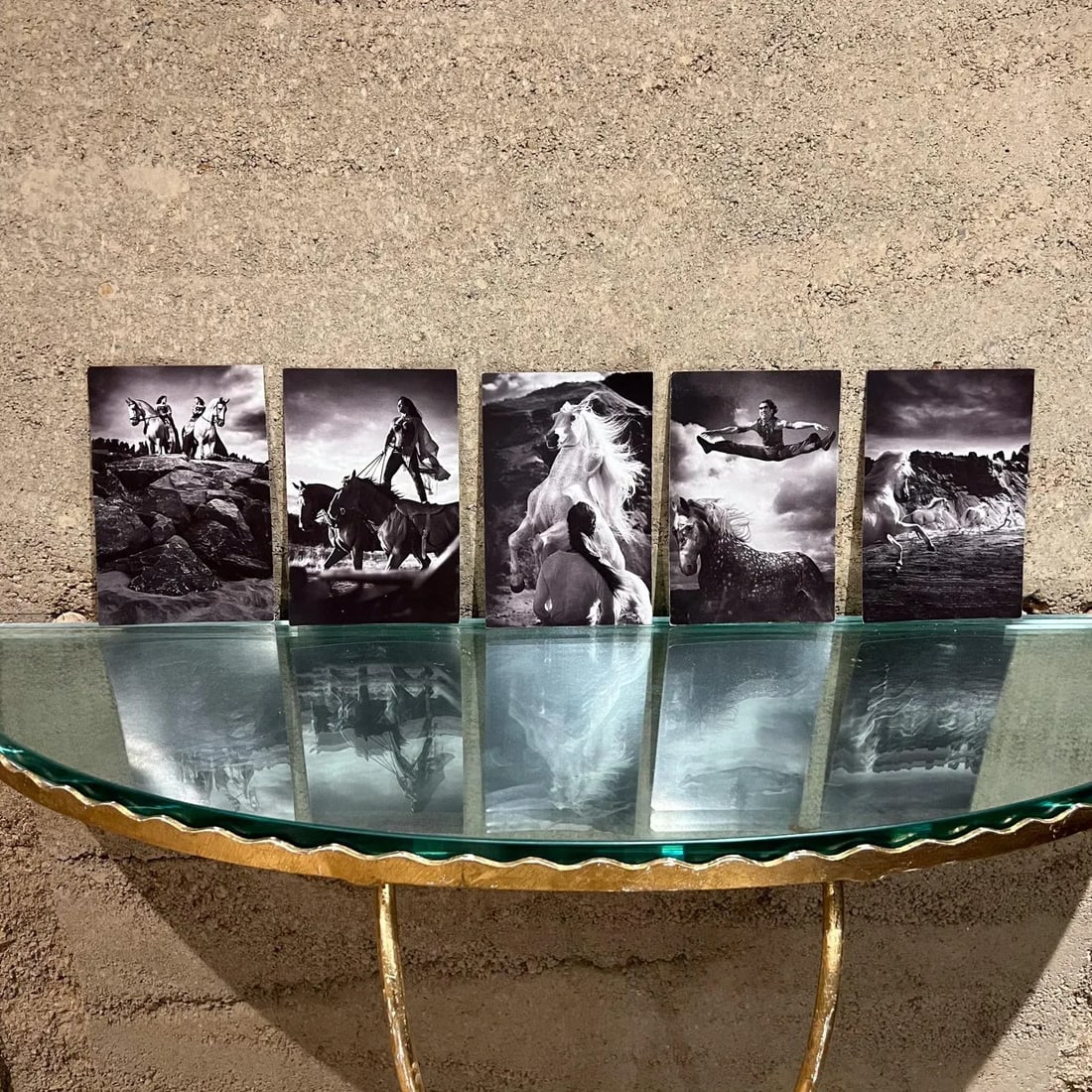 Vintage Cavalia Set of Five Post Card Prints Black and White Canada - 6