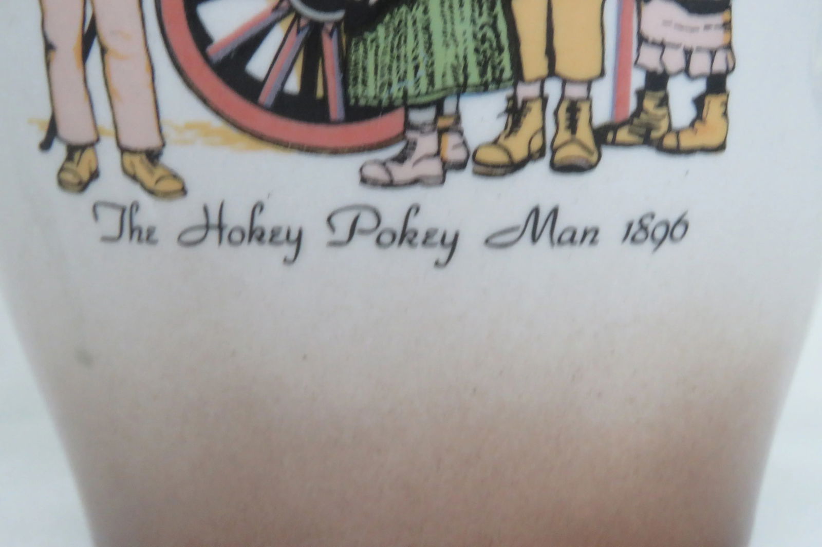 Staffordshire Ronney Pottery England Painted Pitcher Jug - 4