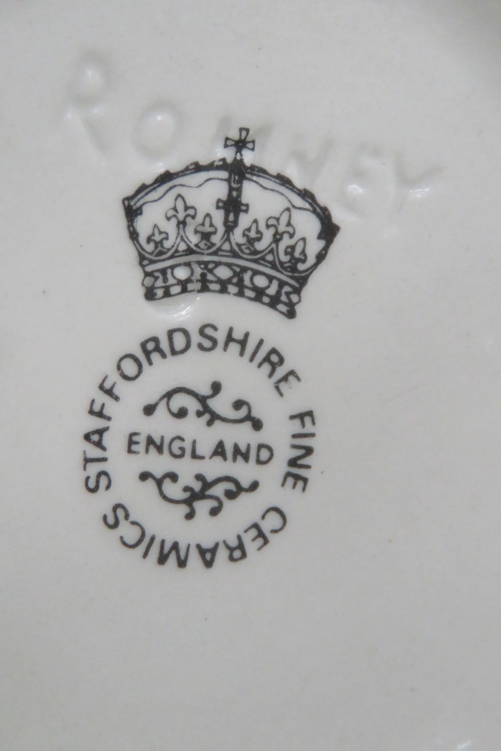 Staffordshire Ronney Pottery England Painted Pitcher Jug - 9