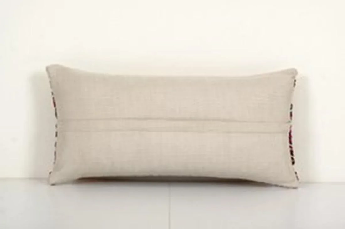 Turkish Jajim Kilim Pillow Cover - 4