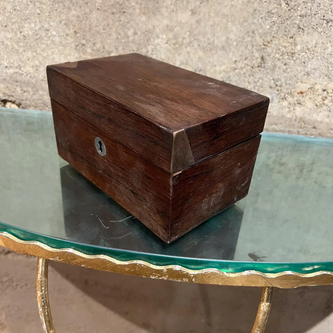 Mid-Century Modern Antique Rosewood Box - 3