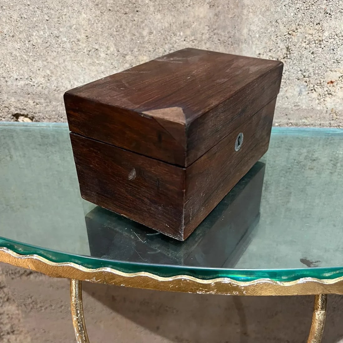 Mid-Century Modern Antique Rosewood Box - 5