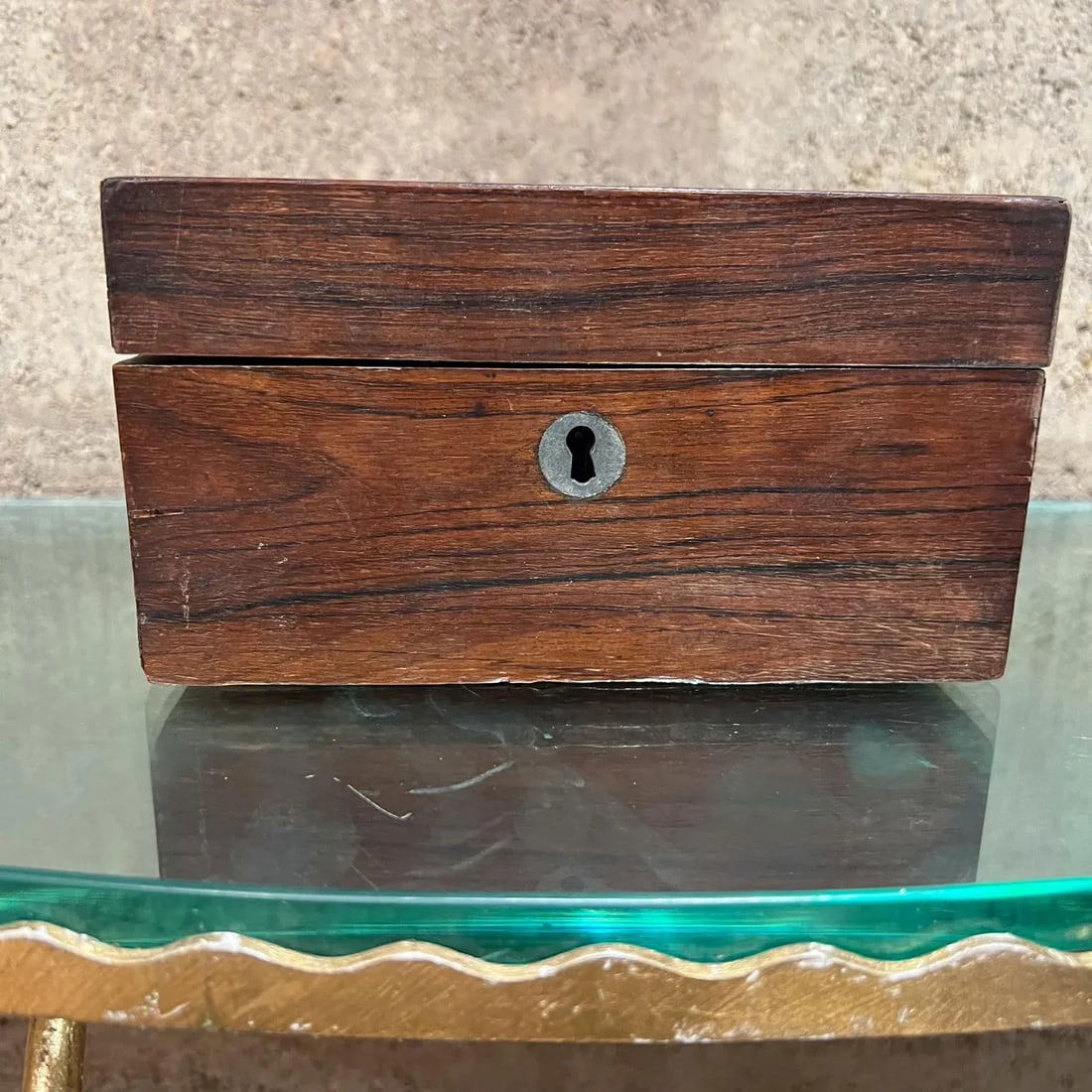 Mid-Century Modern Antique Rosewood Box - 7