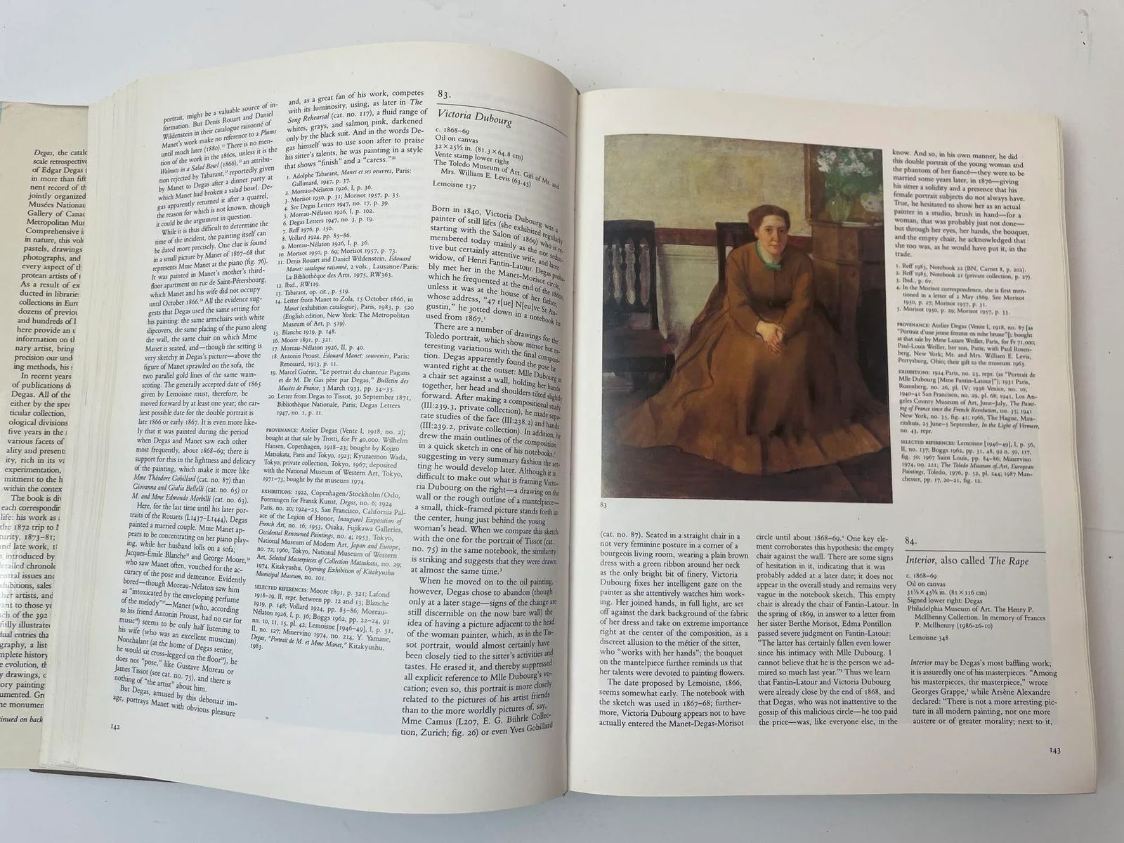 Degas by Jean Sutherland Boggs Hardcover Book Met Museum of Art 1st Ed. 1988 - 8