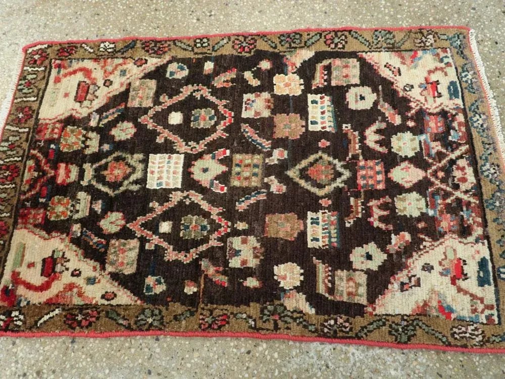Vintage Persian Hamadan Rug "“ Size: 1' 10" X 2' 10" - 6
