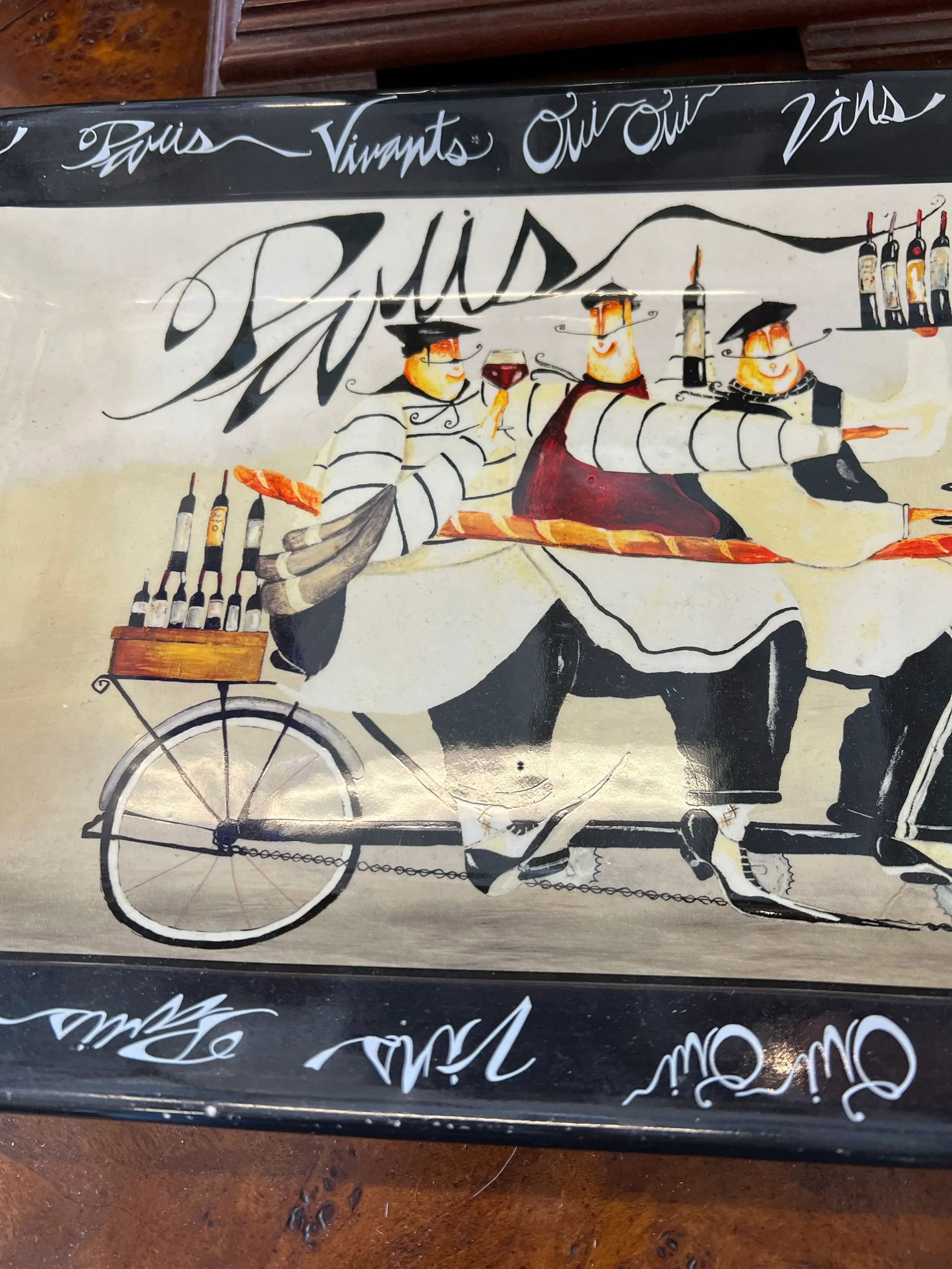 Vintage Large Black & White "šÃ„ÃºParis"šÃ„Ã¹ - 3