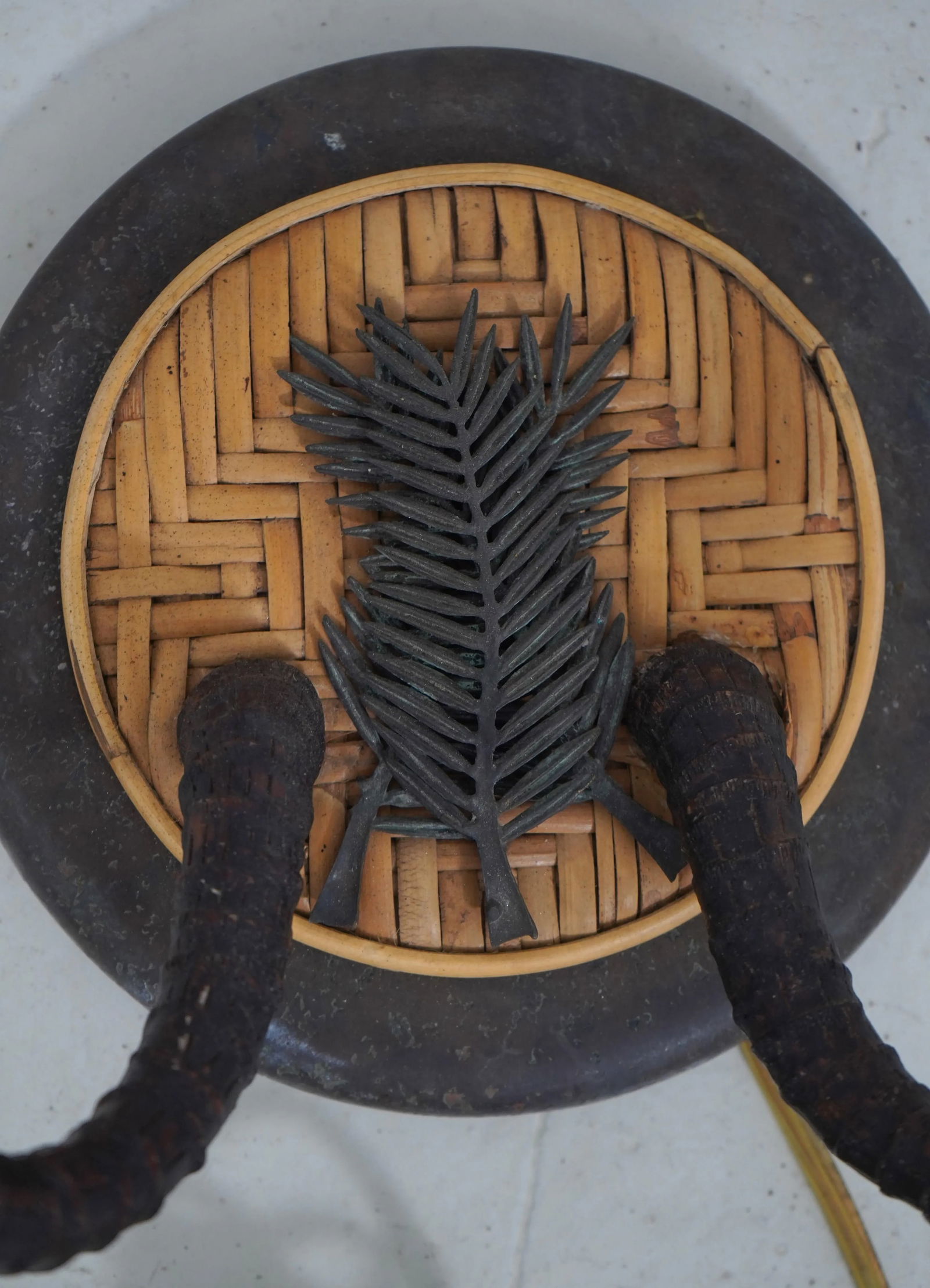 Maitland Smith Bronze Caribbean Style Wall Sconce - 8