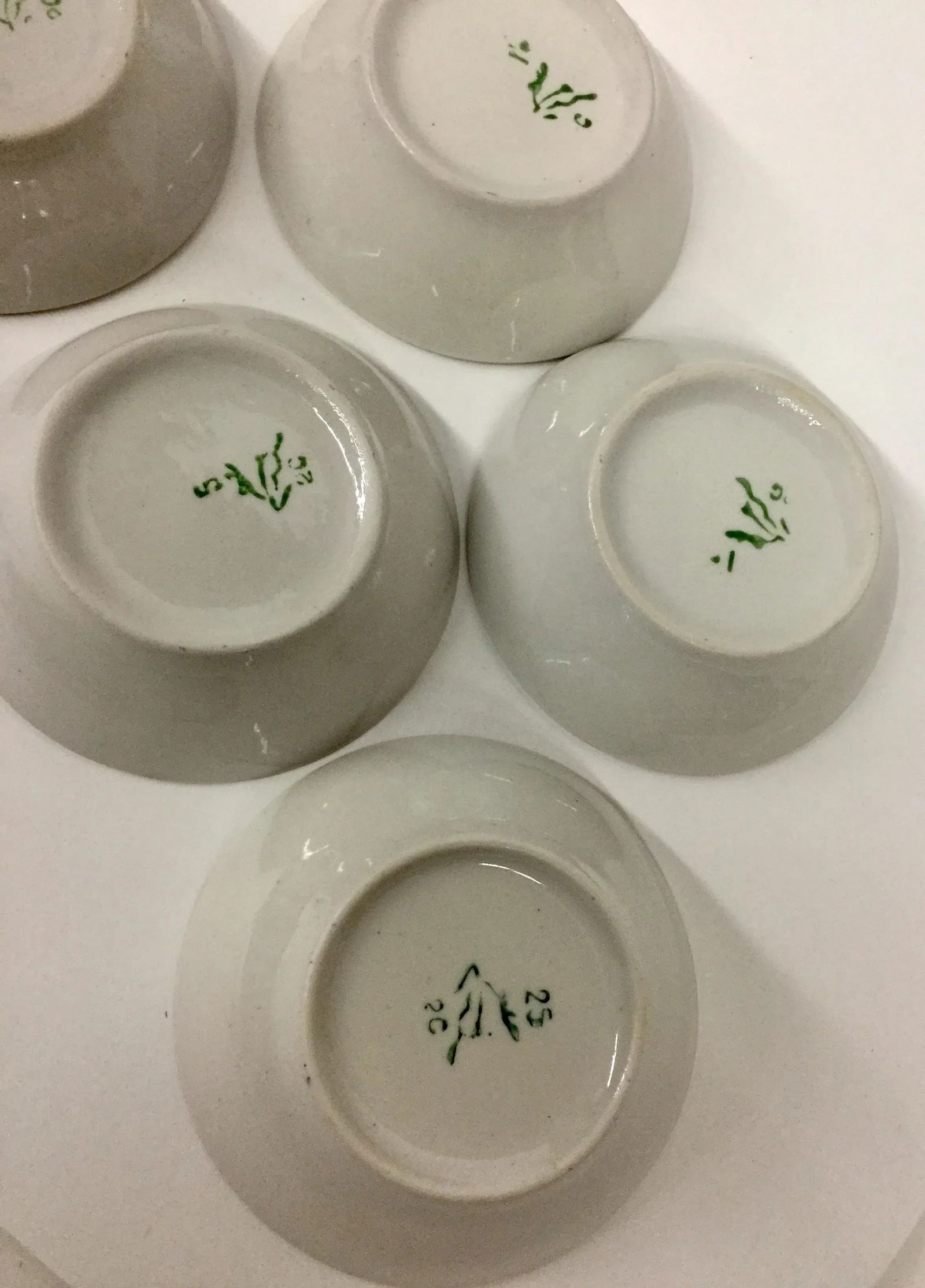 Vintage Japanese Sauce Bowls - Set of 6 - 8