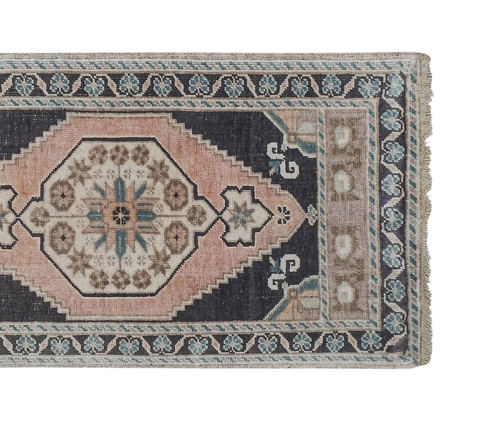 1970s Turkish Long and Narrow Runner Rug - 3