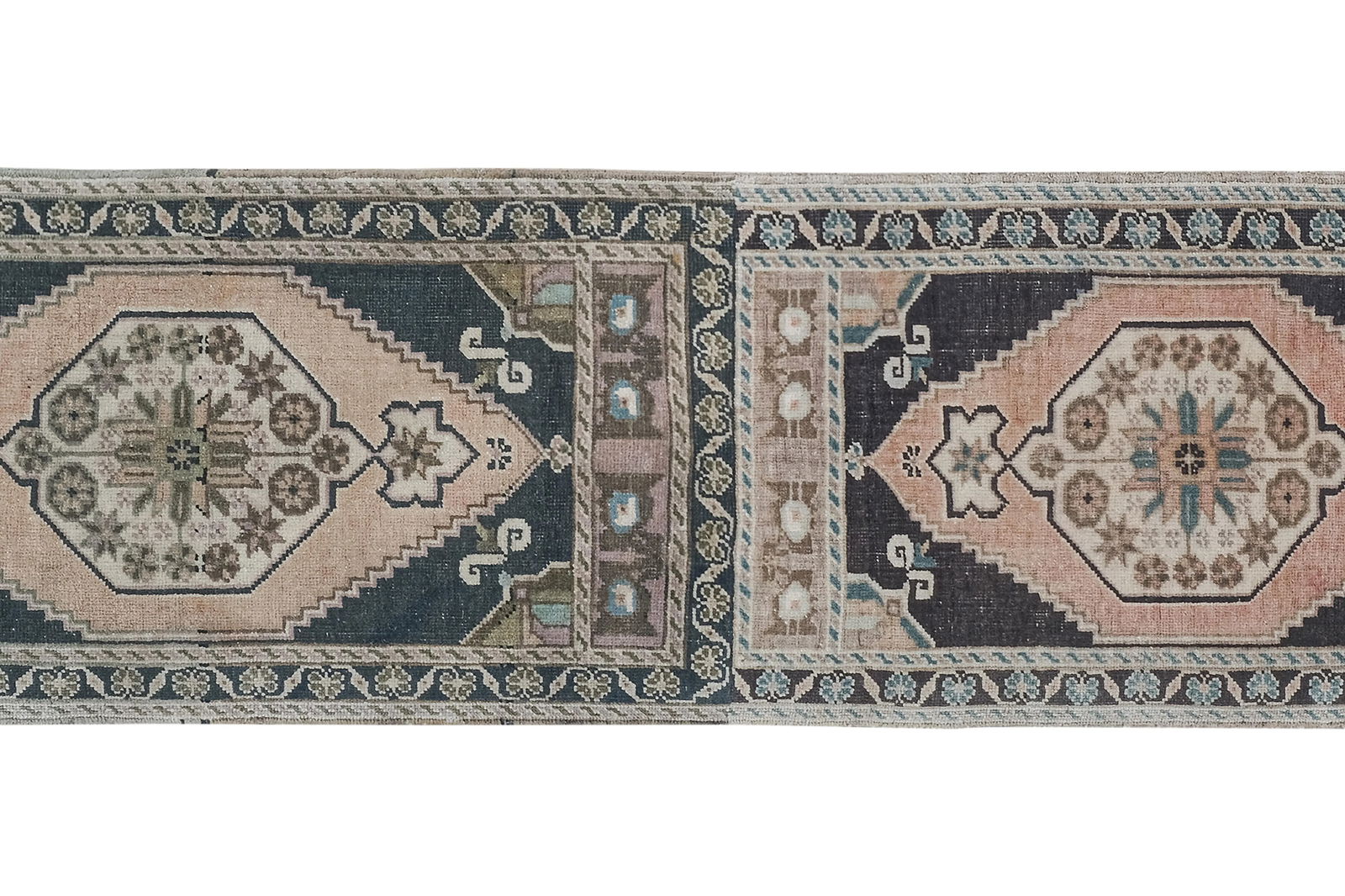 1970s Turkish Long and Narrow Runner Rug - 5