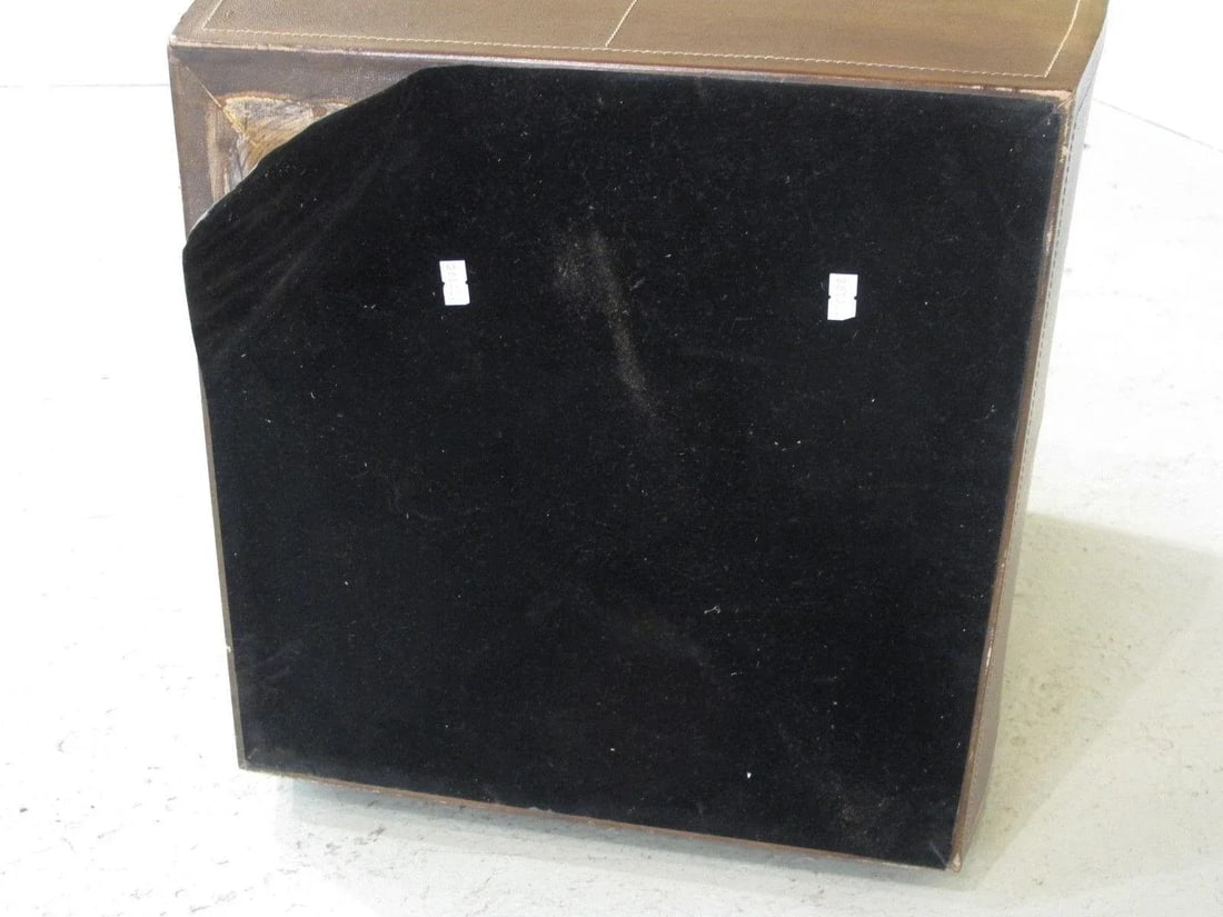 Traditional Wildwood Leather Accent Table or Stand - 5