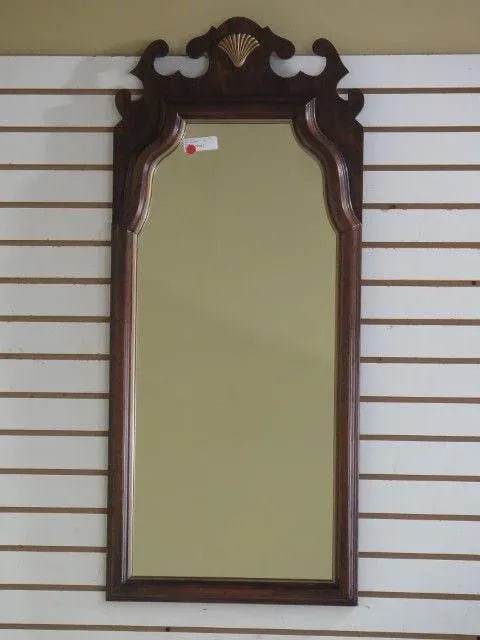 Harden Carved Solid Cherry Shell Wall Mirror - 5