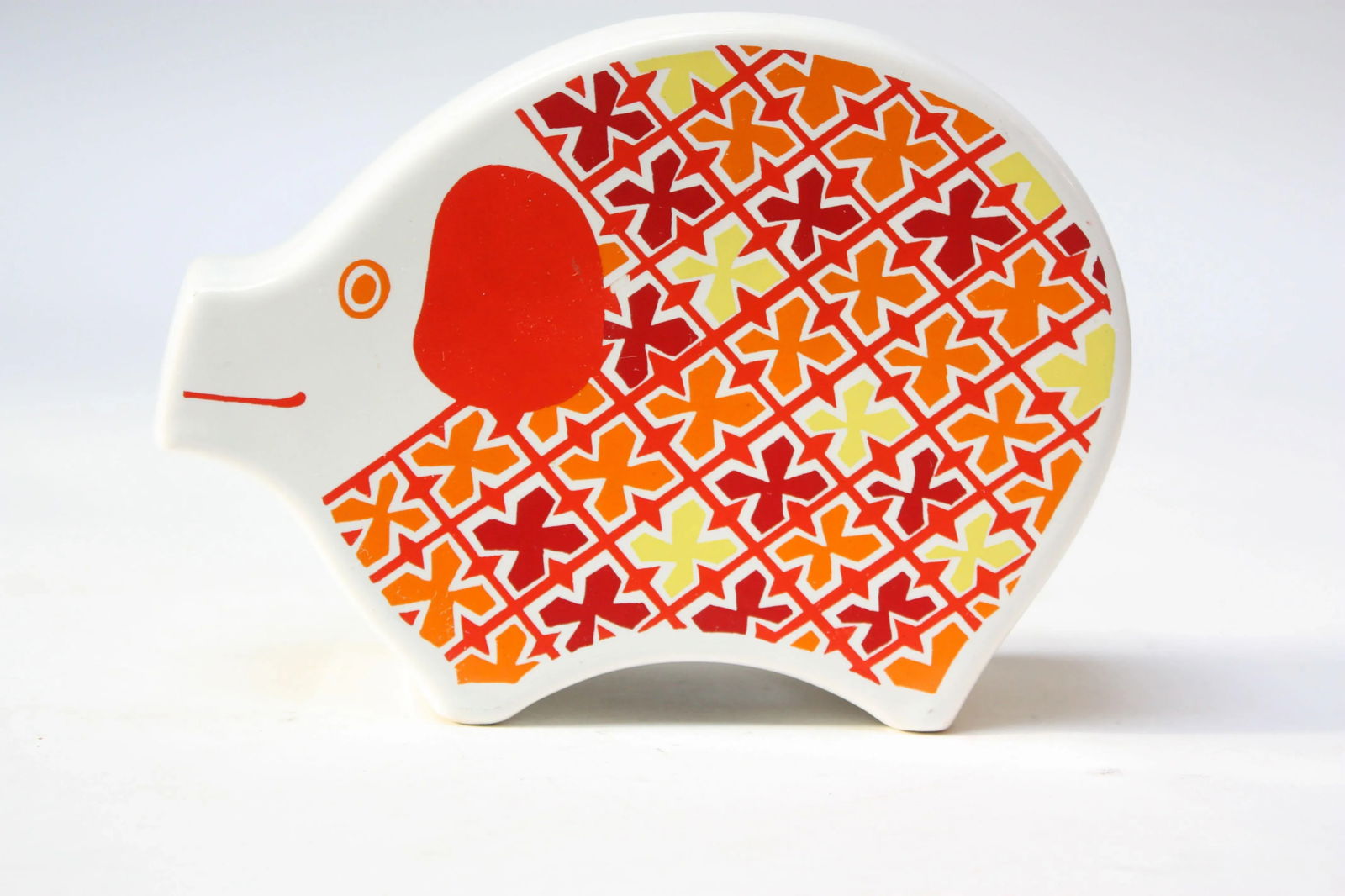 Mid Century Modern English Elephant 'Money Box' / Piggy Bank by Carlton Ware - 9