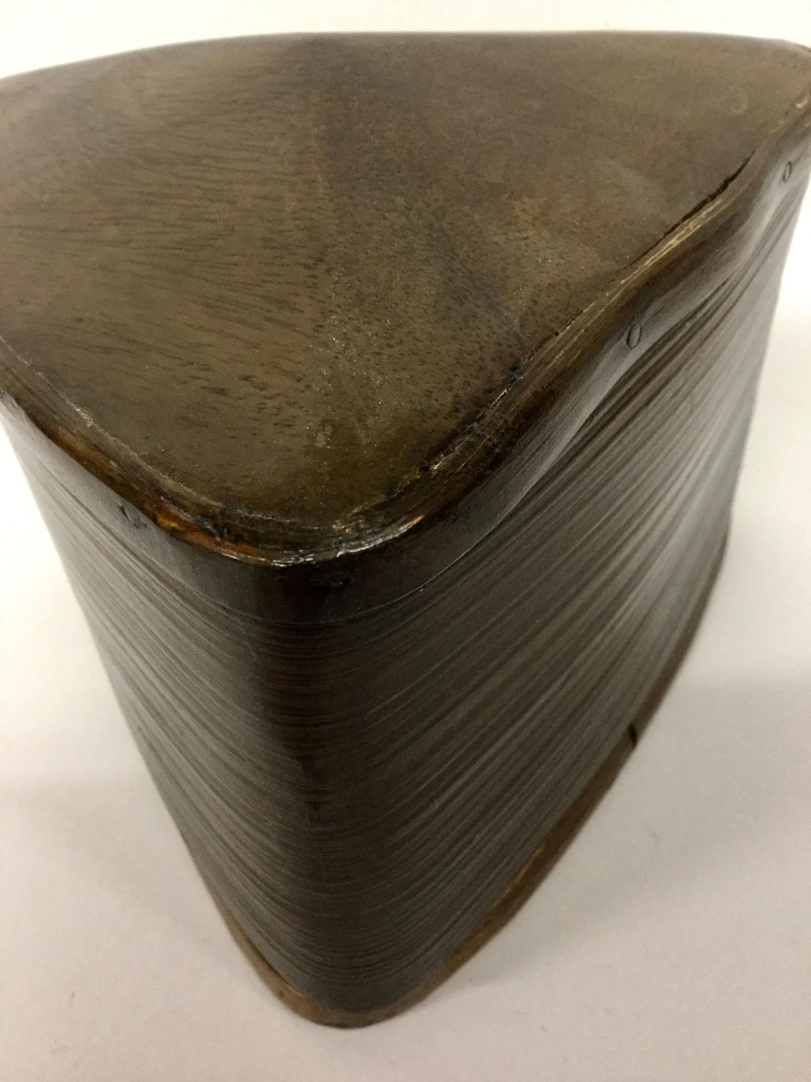 1980s Bamboo Artisan Art Trinket Box - 4