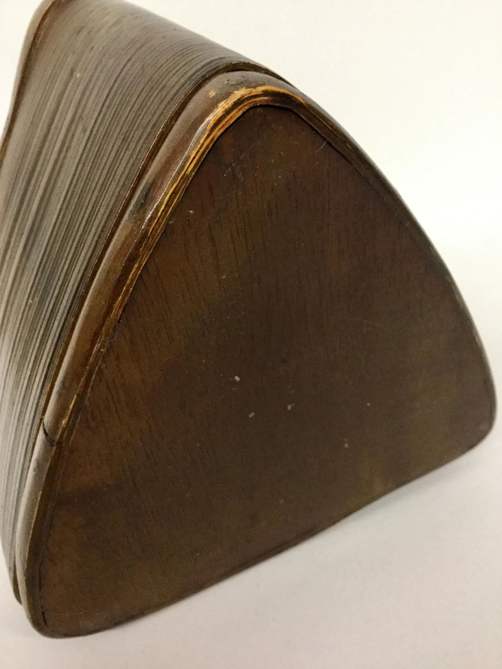 1980s Bamboo Artisan Art Trinket Box - 6