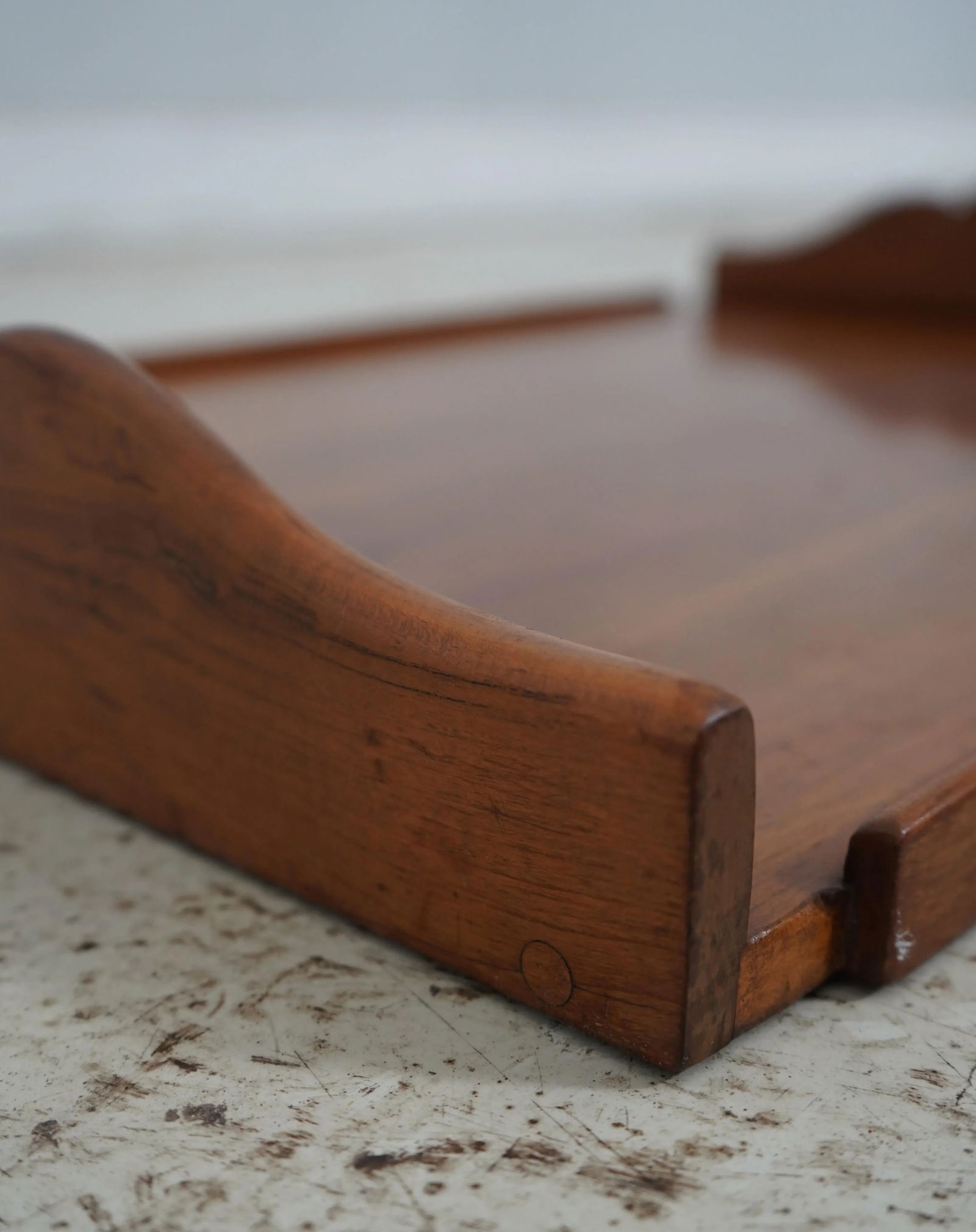 Stickley Unmarked Solid Cherry Serving Tray - 4