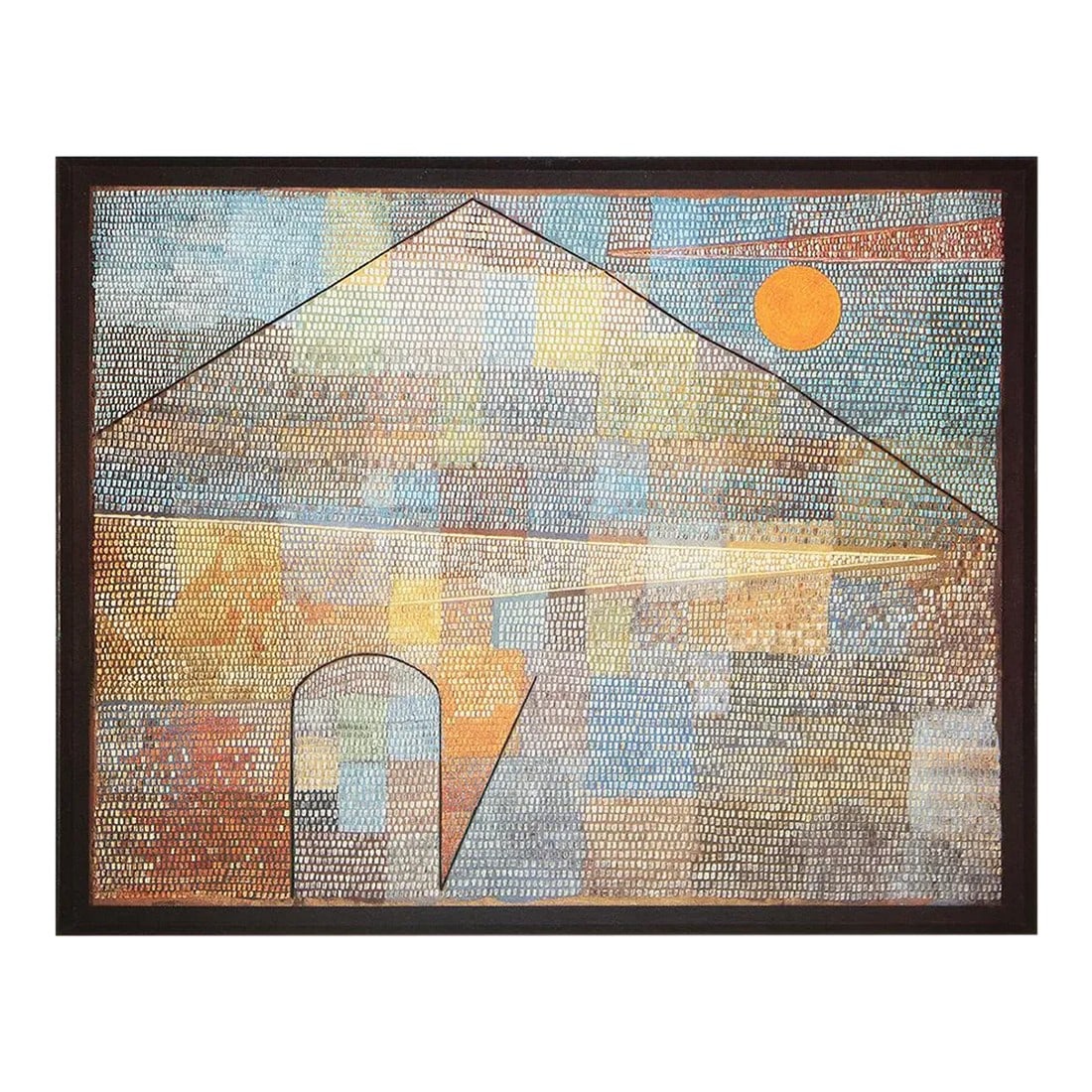 1989 After Paul Klee "Ad Parnassum", Full-Color Print From France (1 of 7)