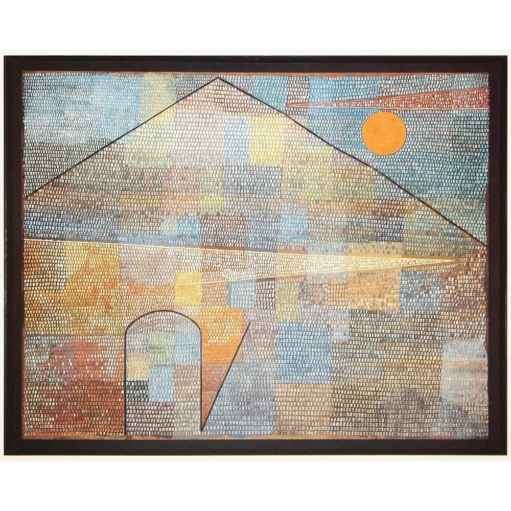 1989 After Paul Klee "Ad Parnassum", Full-Color Print From France - 7