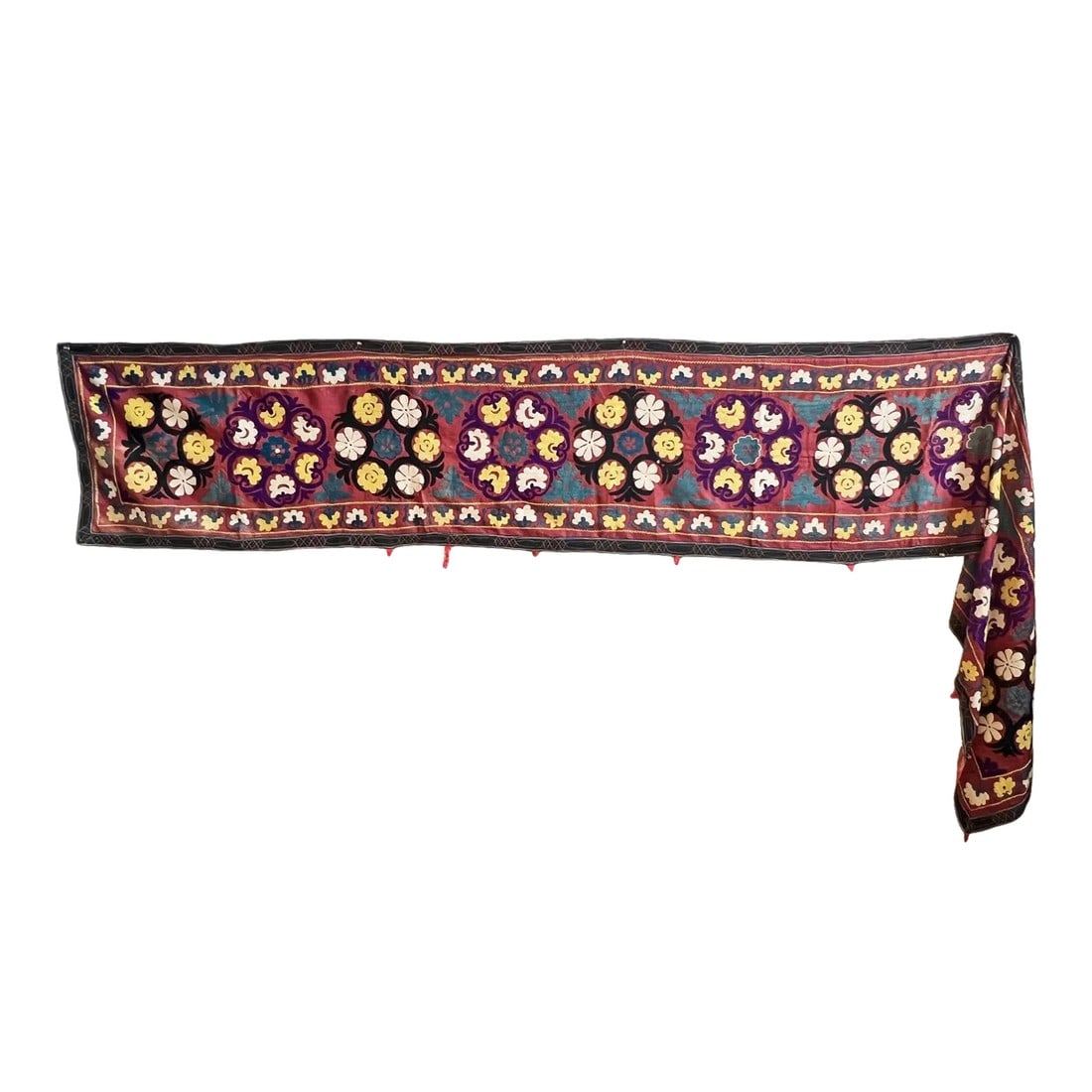 Vintage Boho Suzani Runner Textile (1 of 4)