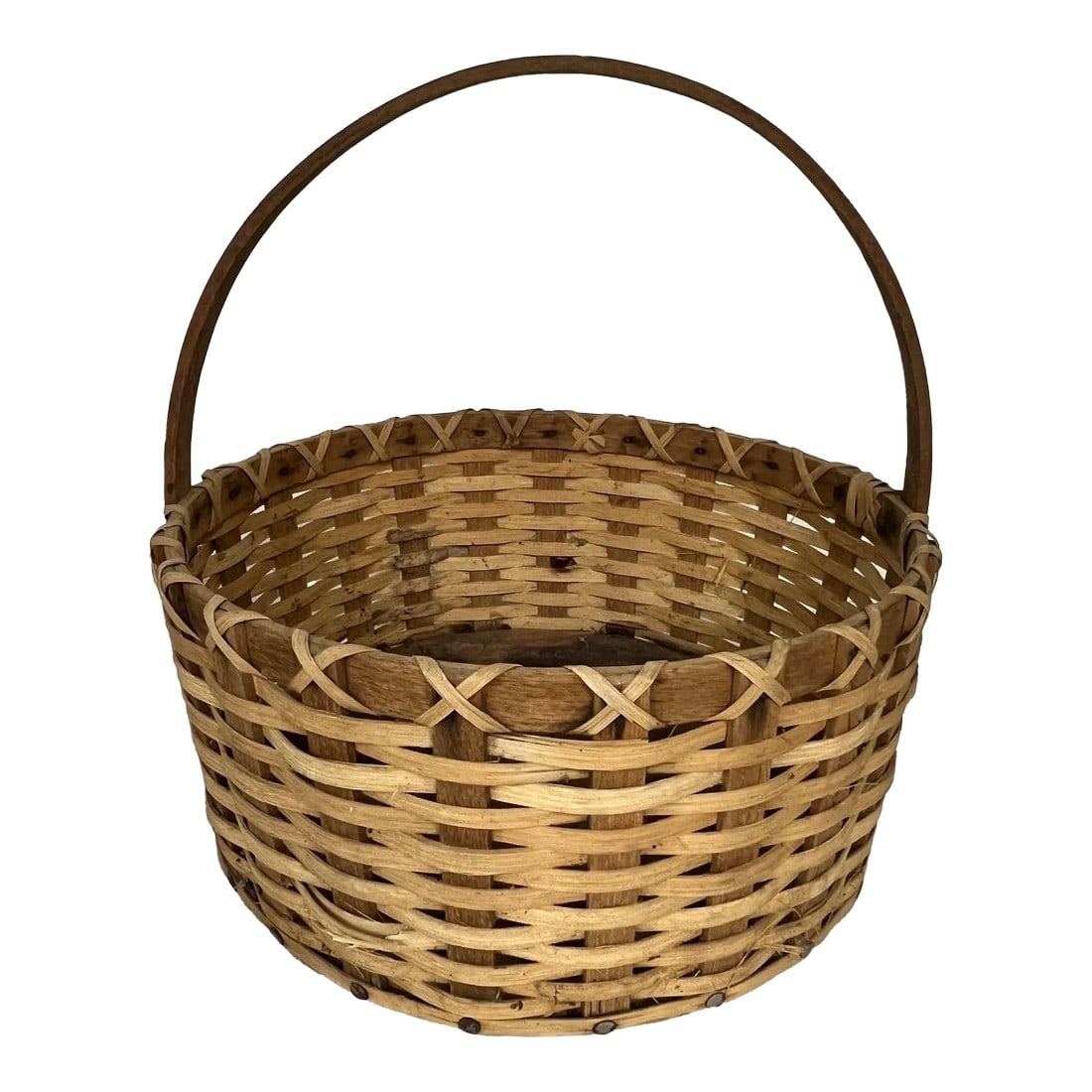 Tennessee Amish Made Hardwood Gathering Basket (1 of 5)