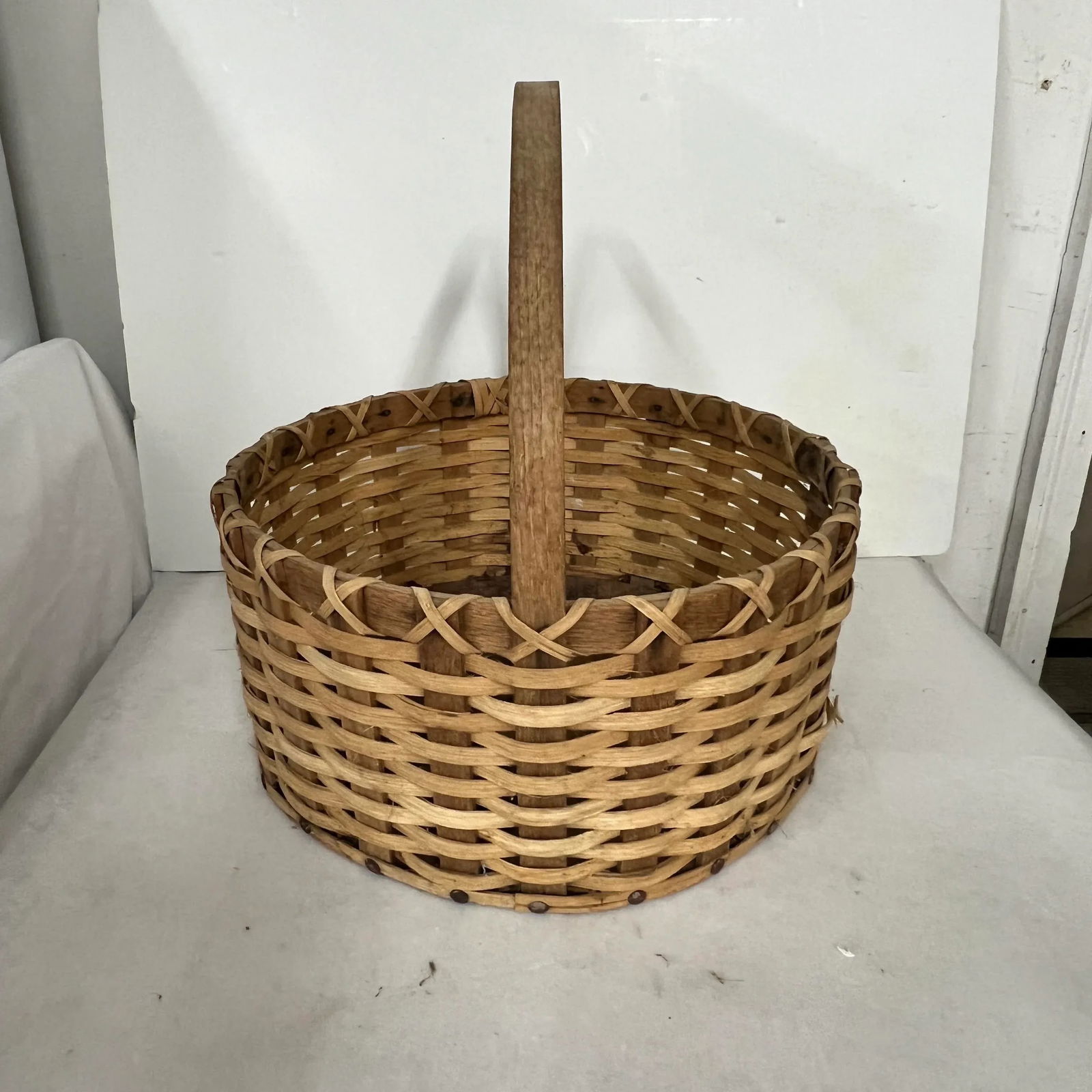Tennessee Amish Made Hardwood Gathering Basket - 2