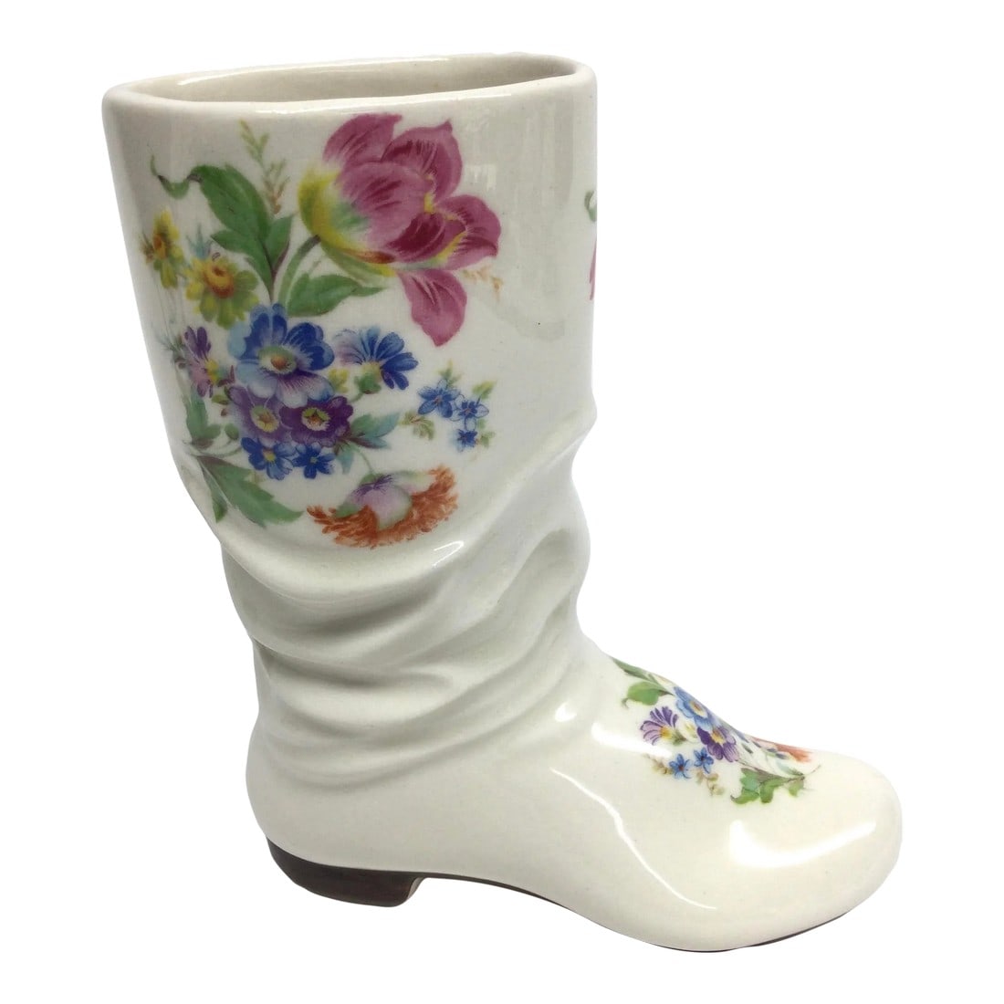 Vintage Porcelain Boot Shaped Bud Vase (1 of 9)