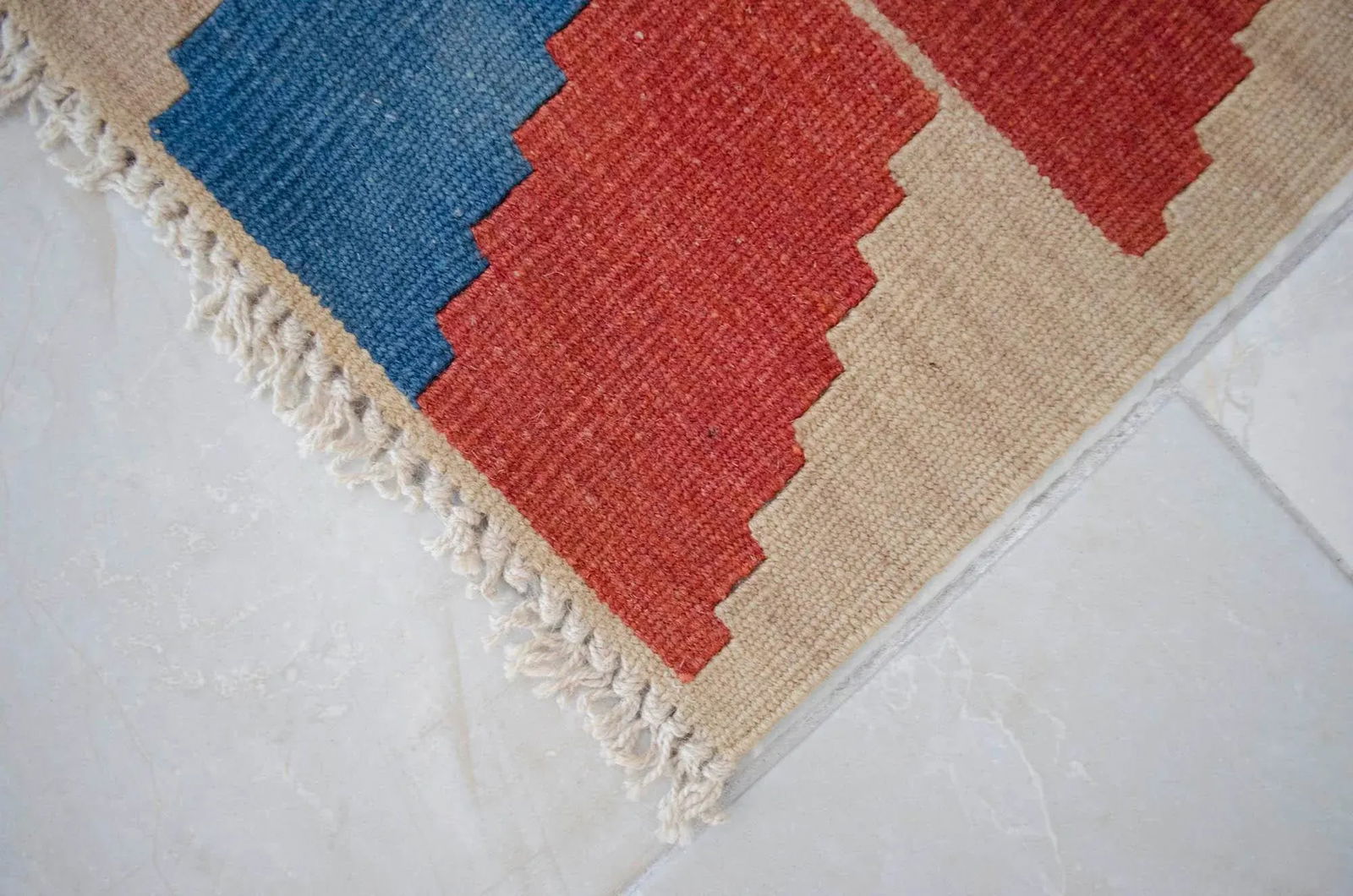 1980s Hand Woven Kilim Turkish Flat Weave Area Rug - 2"² Ã— 2"²10"³ - 7