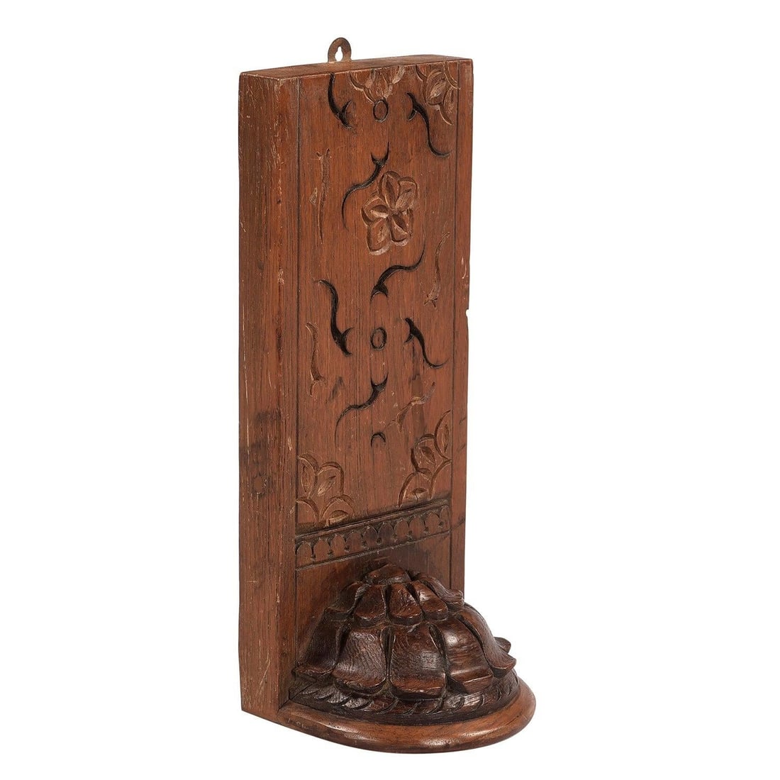 Vintage Carved Wooden Wall Decor - 2