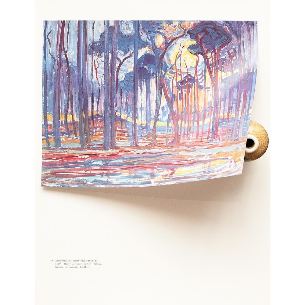 1991 After Piet Mondrian "Woods Near Oele", Full-Color Parisian Print - 3