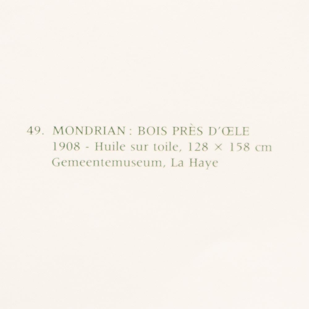 1991 After Piet Mondrian "Woods Near Oele", Full-Color Parisian Print - 4