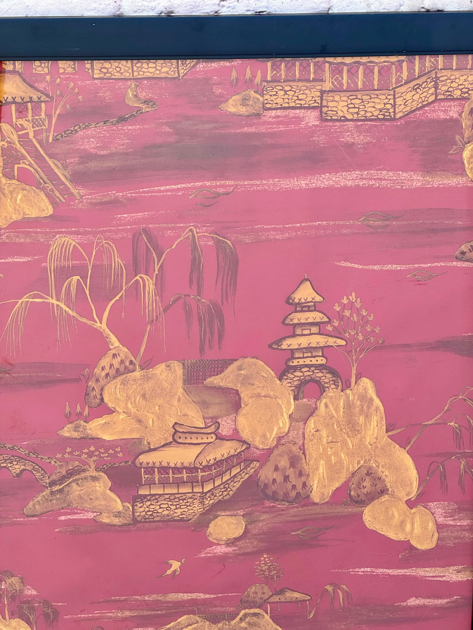 Pair Decorative Chinoiserie Panels - 7