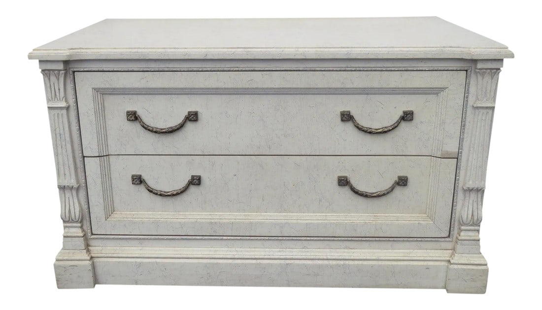 French Low Large Nightstand End Side Table by Vanleigh Furniture Showrooms (1 of 11)