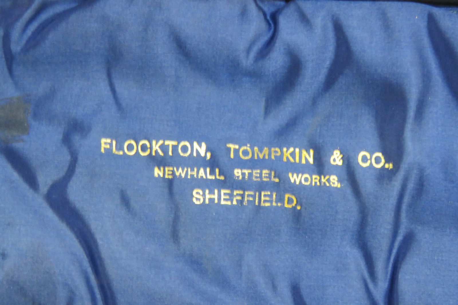 Sheffield D Flookton Tompking and Co Etched Fish Knife Fork Serving Set - 4