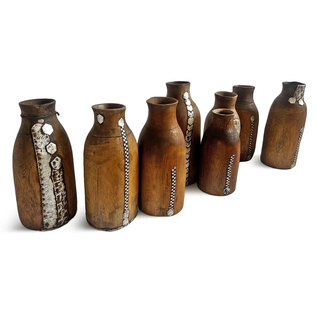 Tutsi Wooden Vintage Jar - 6