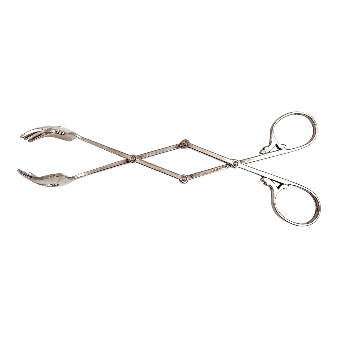 Vintage Eales 1779 Silverplate Articulated Ice/Sugar Cube Tongs Made in Italy (1 of 12)