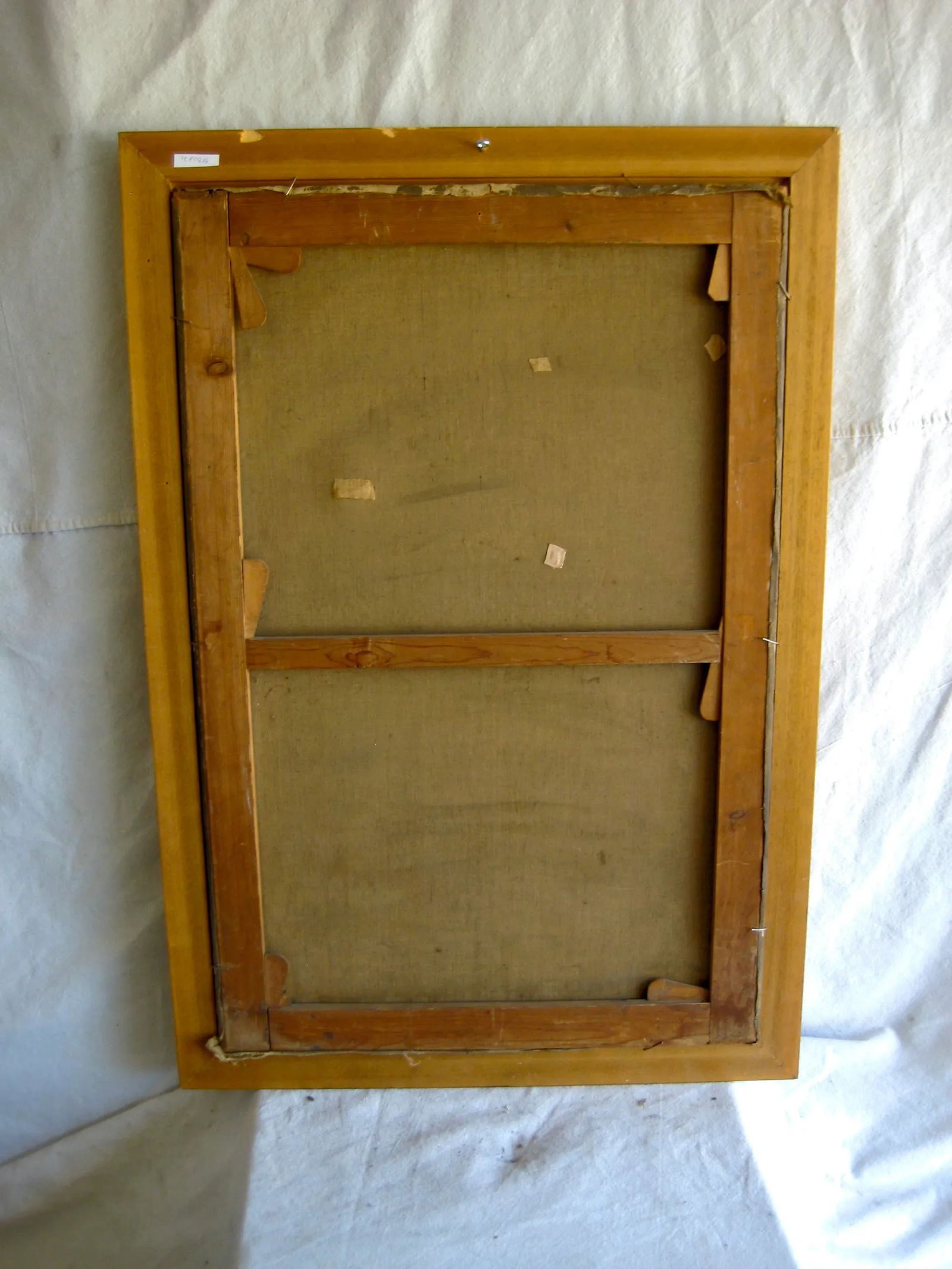 Still Life Glycine in a Vase Oil Painting 19th Century, Framed - 12