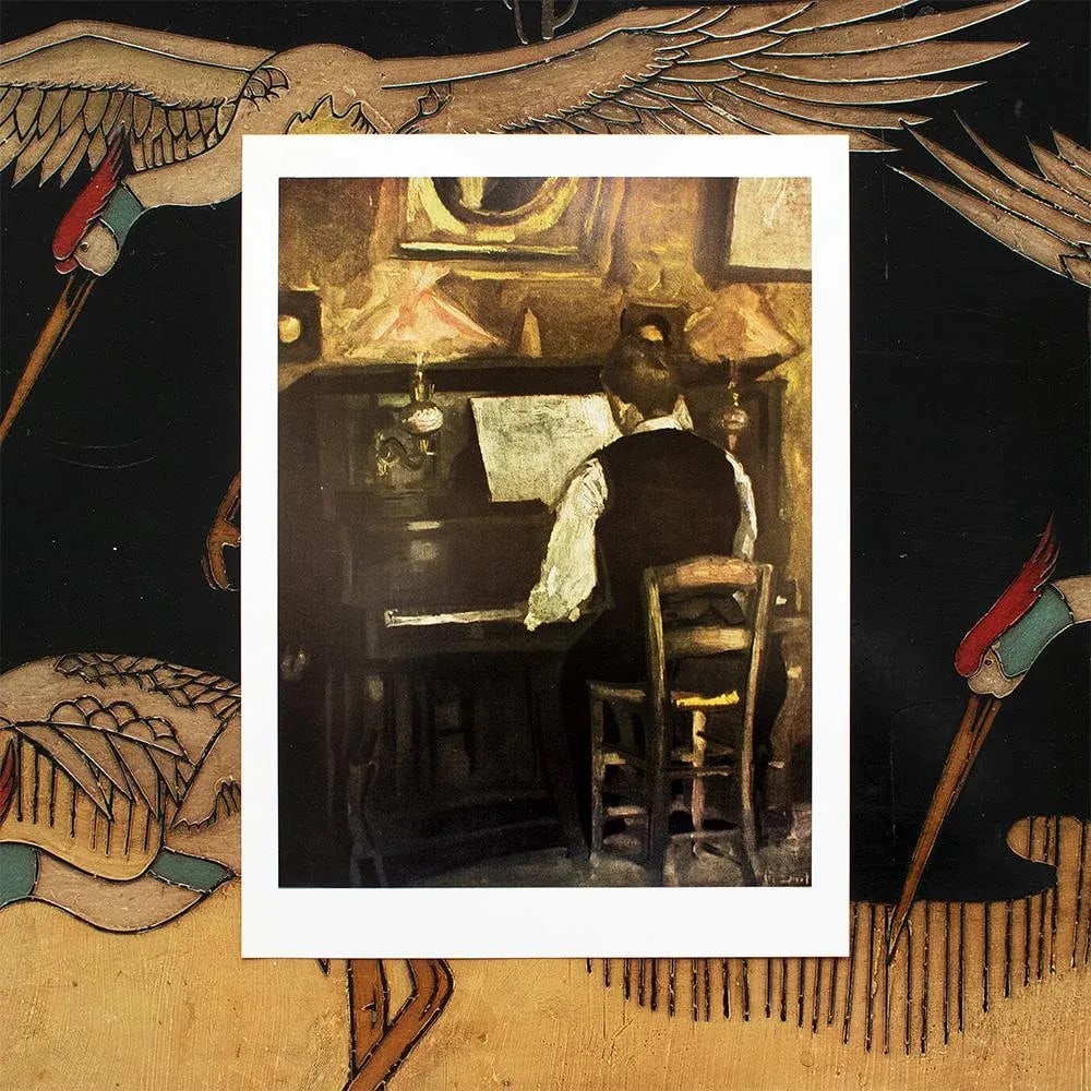 1970 After Raoul Dufy "Gaston Dufy Playing the Piano", Full-Color Parisian Print - 3