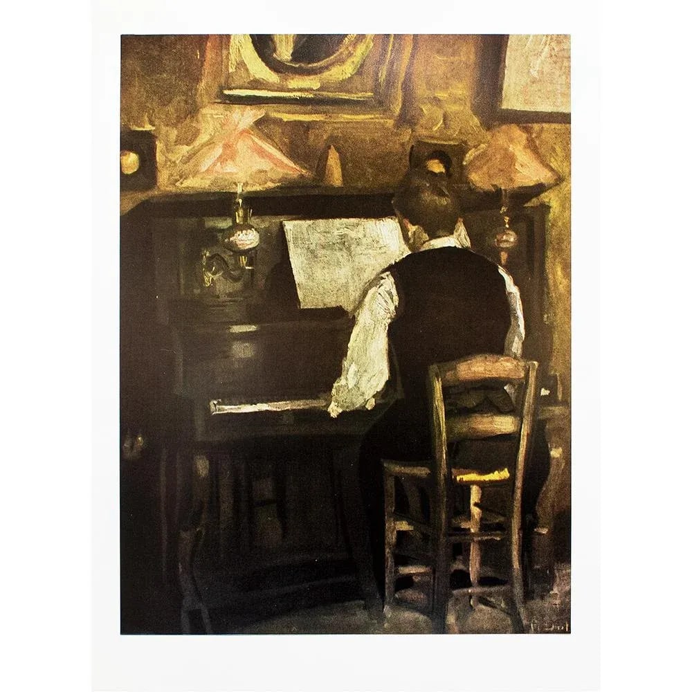 1970 After Raoul Dufy "Gaston Dufy Playing the Piano", Full-Color Parisian Print - 6