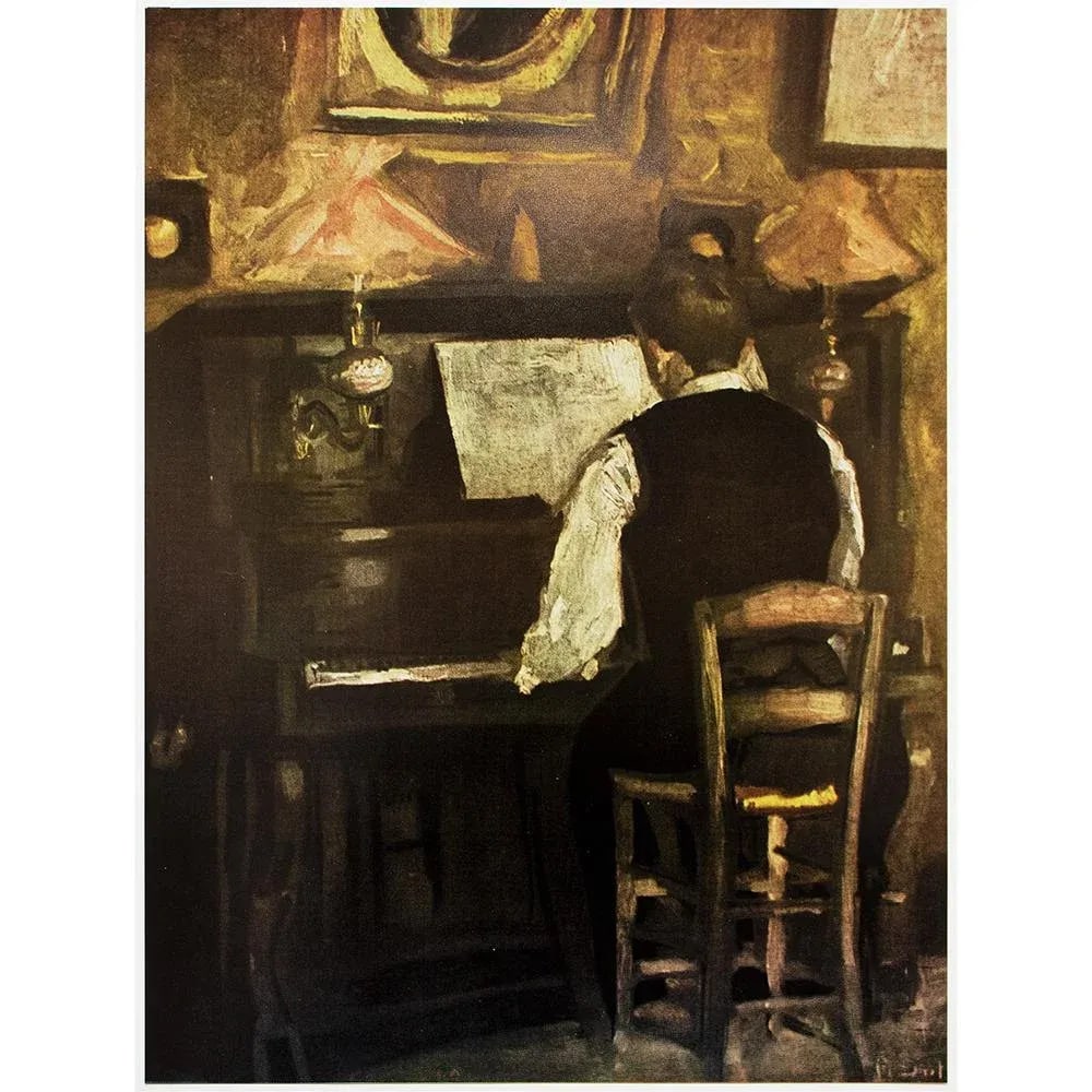 1970 After Raoul Dufy "Gaston Dufy Playing the Piano", Full-Color Parisian Print - 7