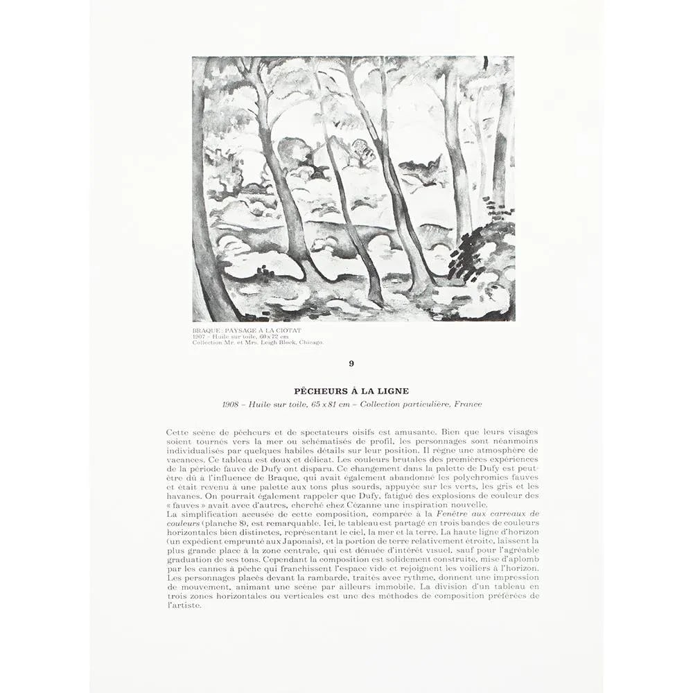 1970 After Raoul Dufy "Anglers", Full-Color Parisian Print - 5