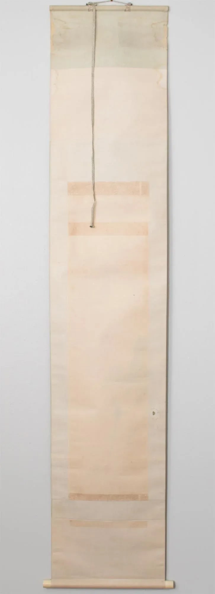 Early 20th Century Meiji to Early Showa Era Monochrome Watercolor Scroll Painting "Red-Crowned Crane - 10