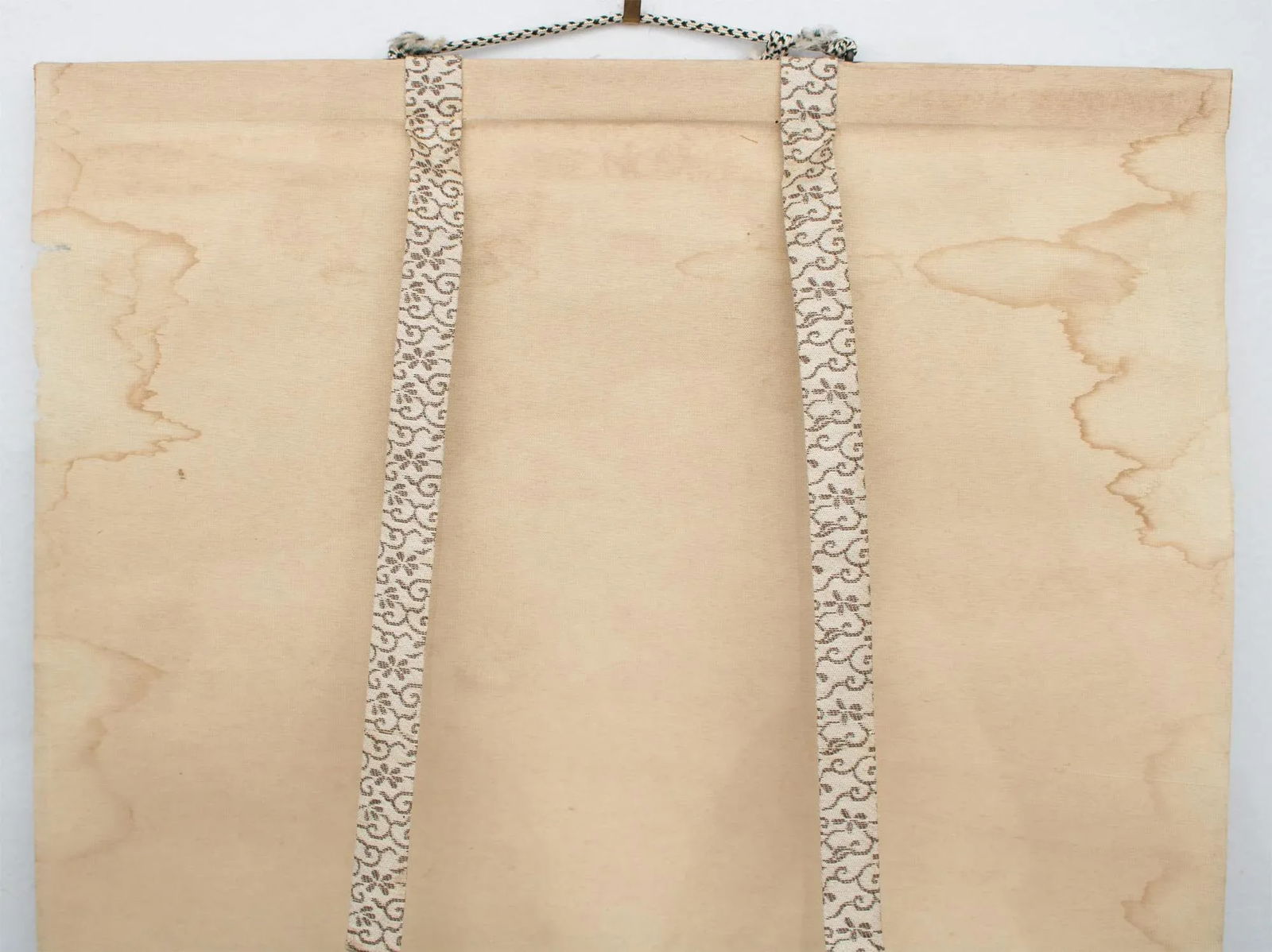 Early 20th Century Meiji to Early Showa Era Monochrome Watercolor Scroll Painting "Red-Crowned Crane - 8