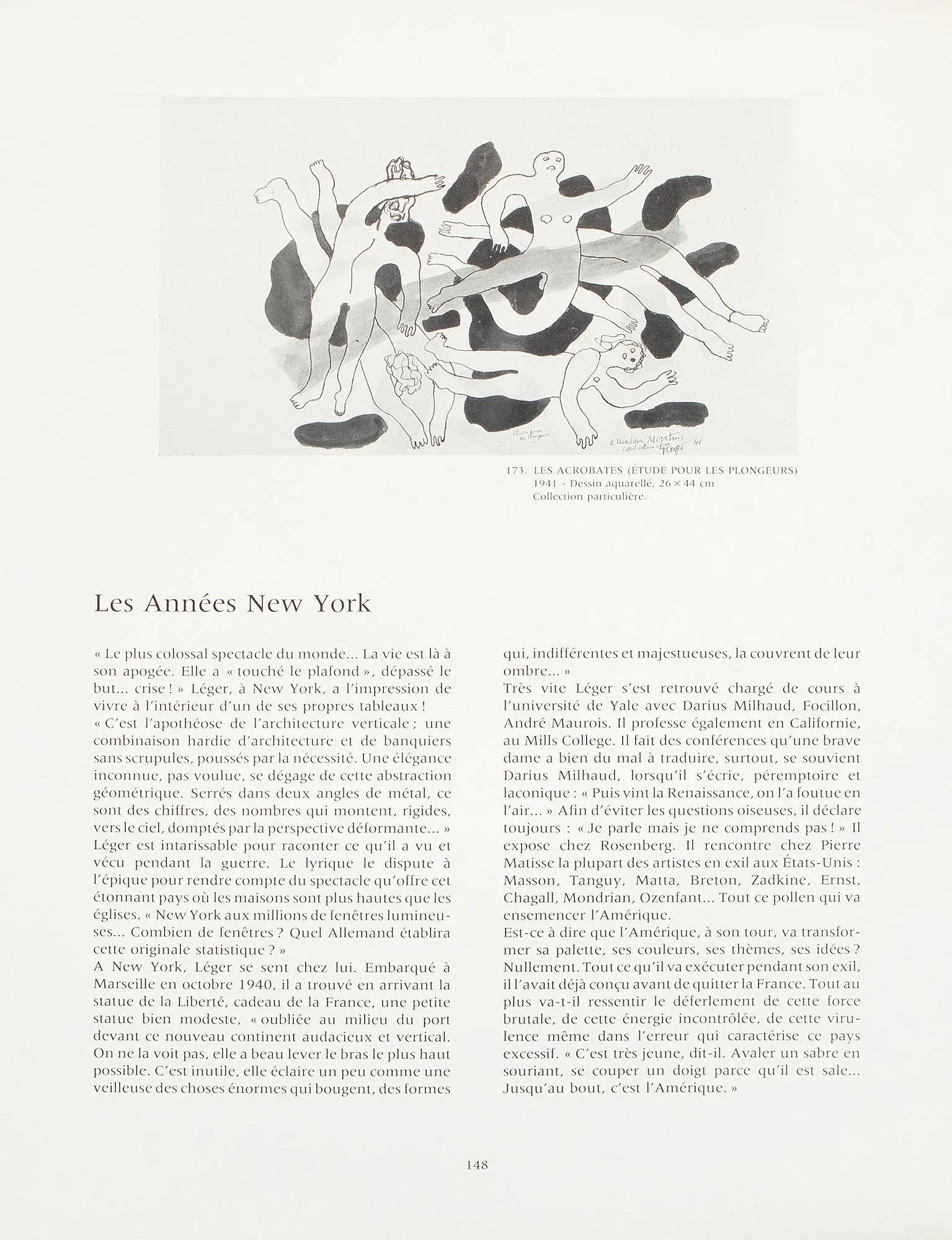 1990 After Fernand Leger "The Polychrome Divers", Full-Color Parisian Print - 6