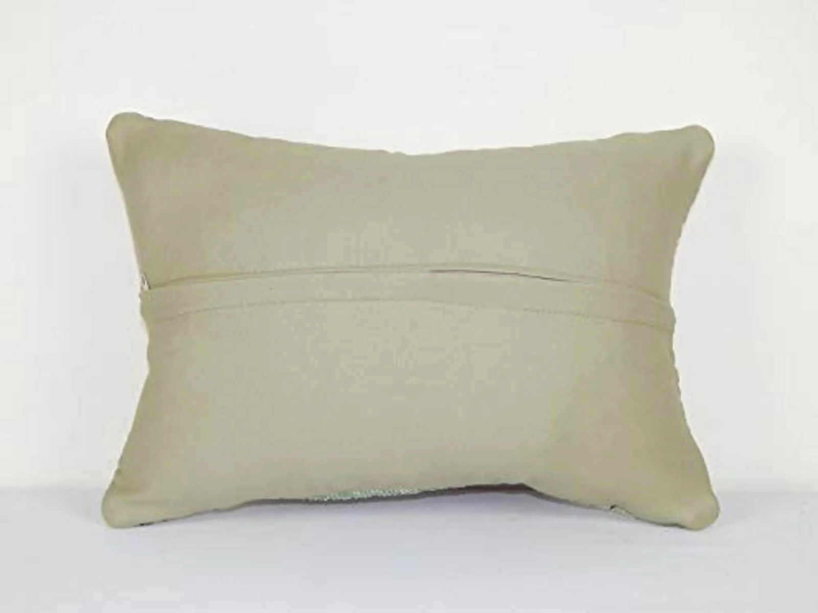 Vintage Distressed Lumbar Pillow Cover, Wool Tribal Cushion 14'' X 20'' (35 X 50 Cm) - 5