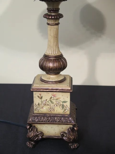 Wildwood Accents Paint Decorated Lamp With Shade - 3