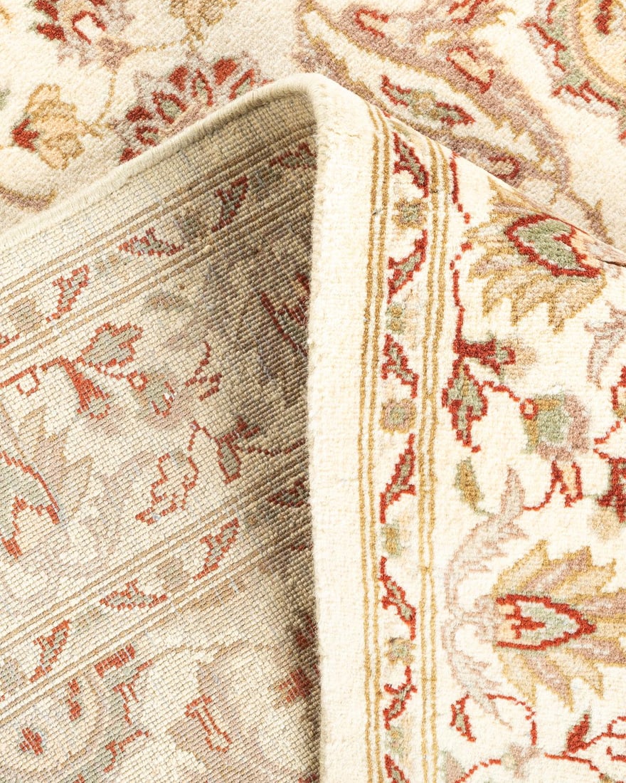 Mogul, One-of-a-Kind Hand-Knotted Area Rug - Ivory, 3' 2" x 5' 2" - 6