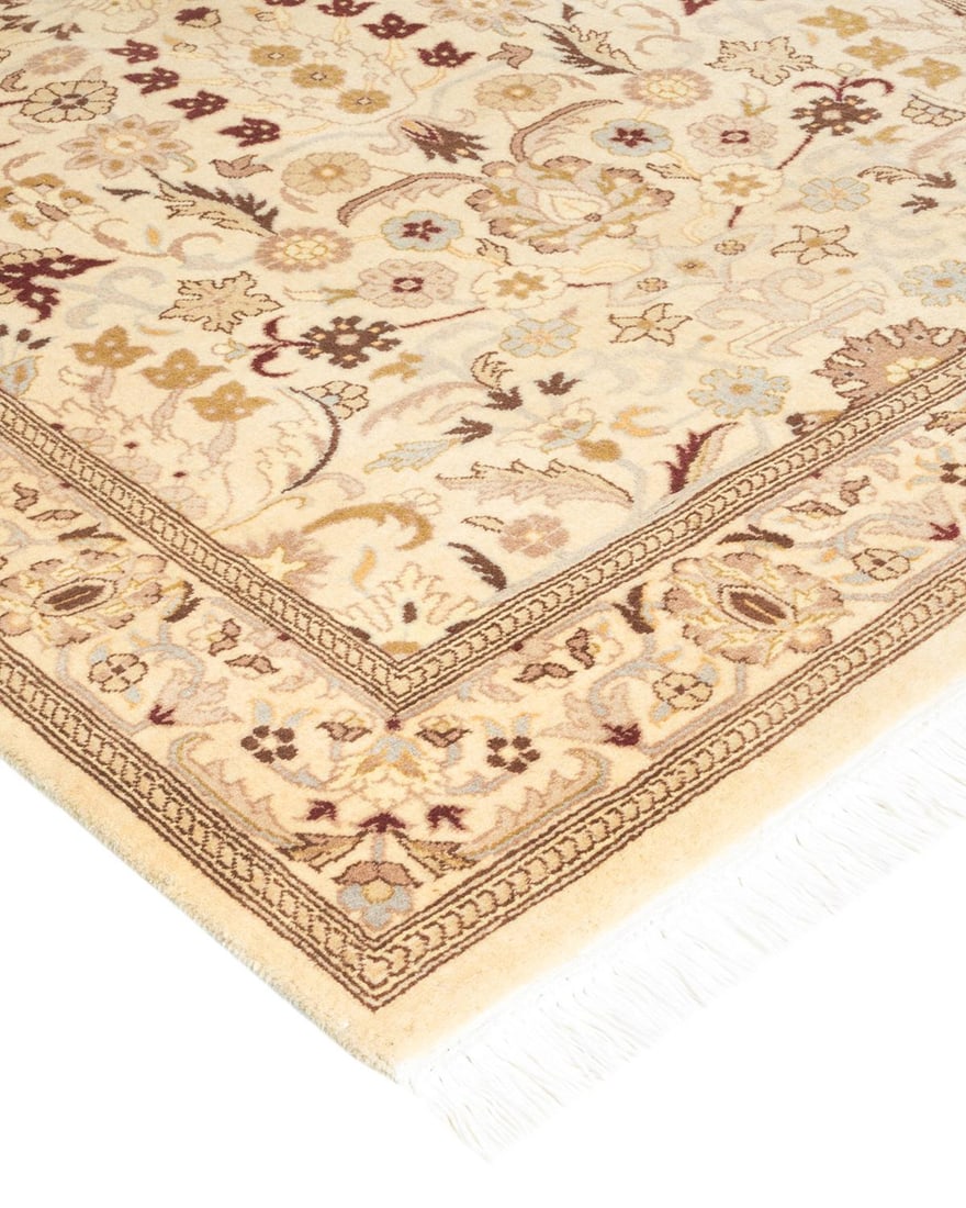 Mogul, One-of-a-Kind Hand-Knotted Area Rug - Ivory, 3' 2" x 5' 3" - 2